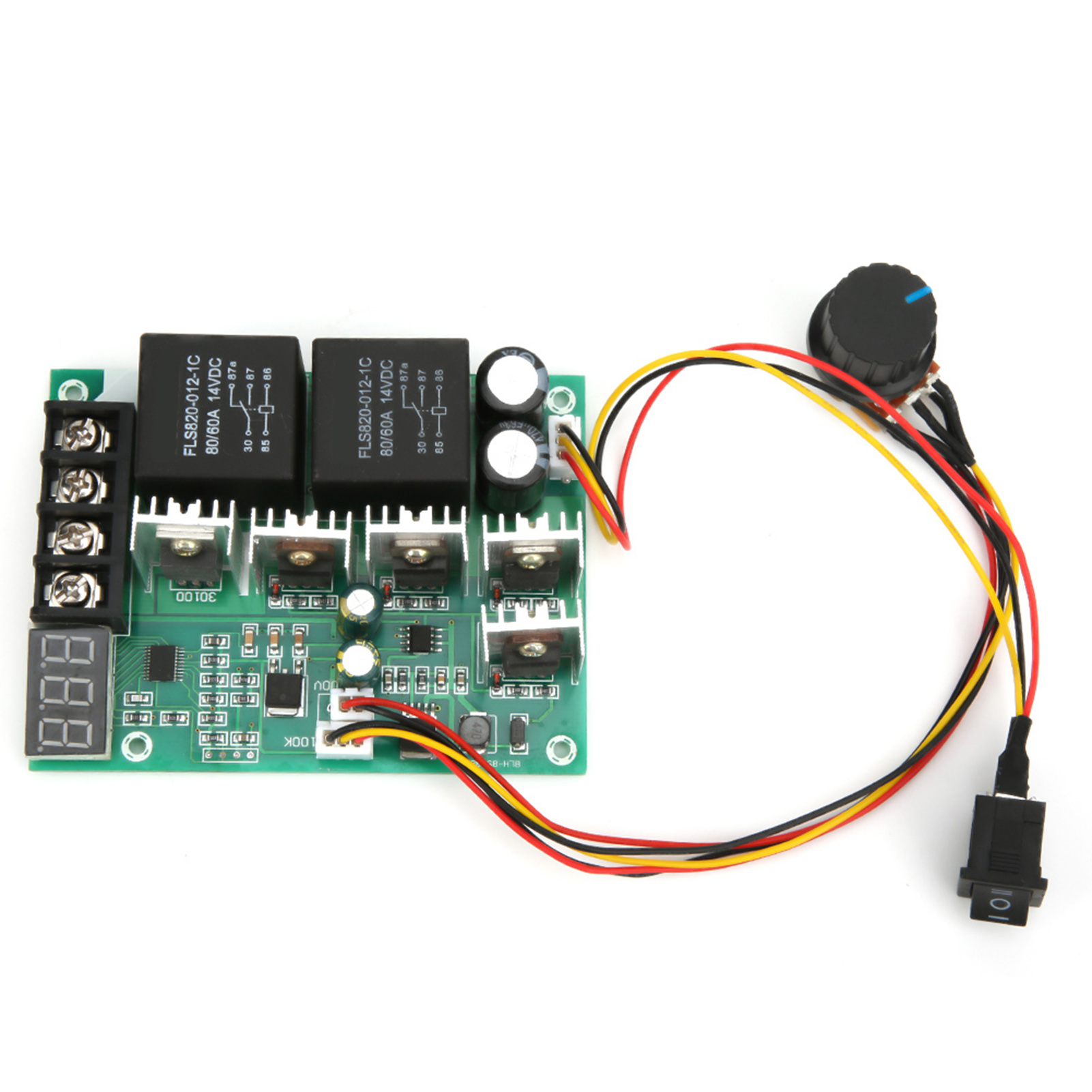 Drehzahlregler Für Bürstenbehafteten Gleichstrommotor, Cw/ccw-schalter, Einstellbares Potentiometer, 40 A, Ohne Gehäuse