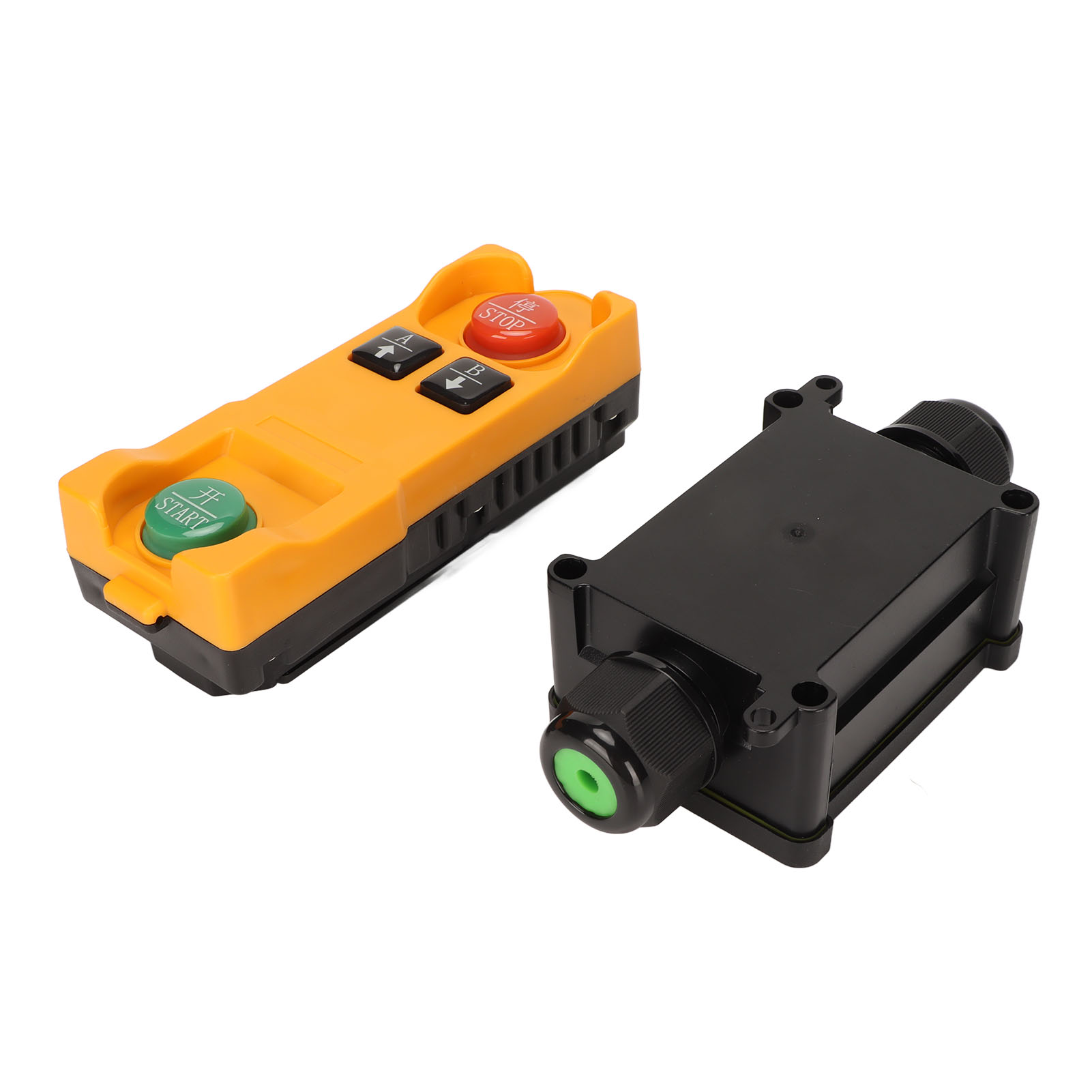 433 Mhz 1-kanal Wasserdichter 4-tasten-industrie-fernschalter, Drahtloser Sender Für Kranbeleuchtung, 12–80 V Dc