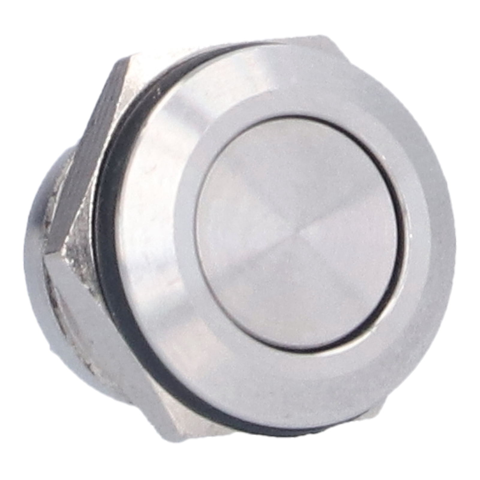 Packung Mit 5 Wasserdichten, Flachen Edelstahl-drucktastenschaltern, Schraubklemmen, Zubehör Für 0–220-v-netzteile, 12 Mm