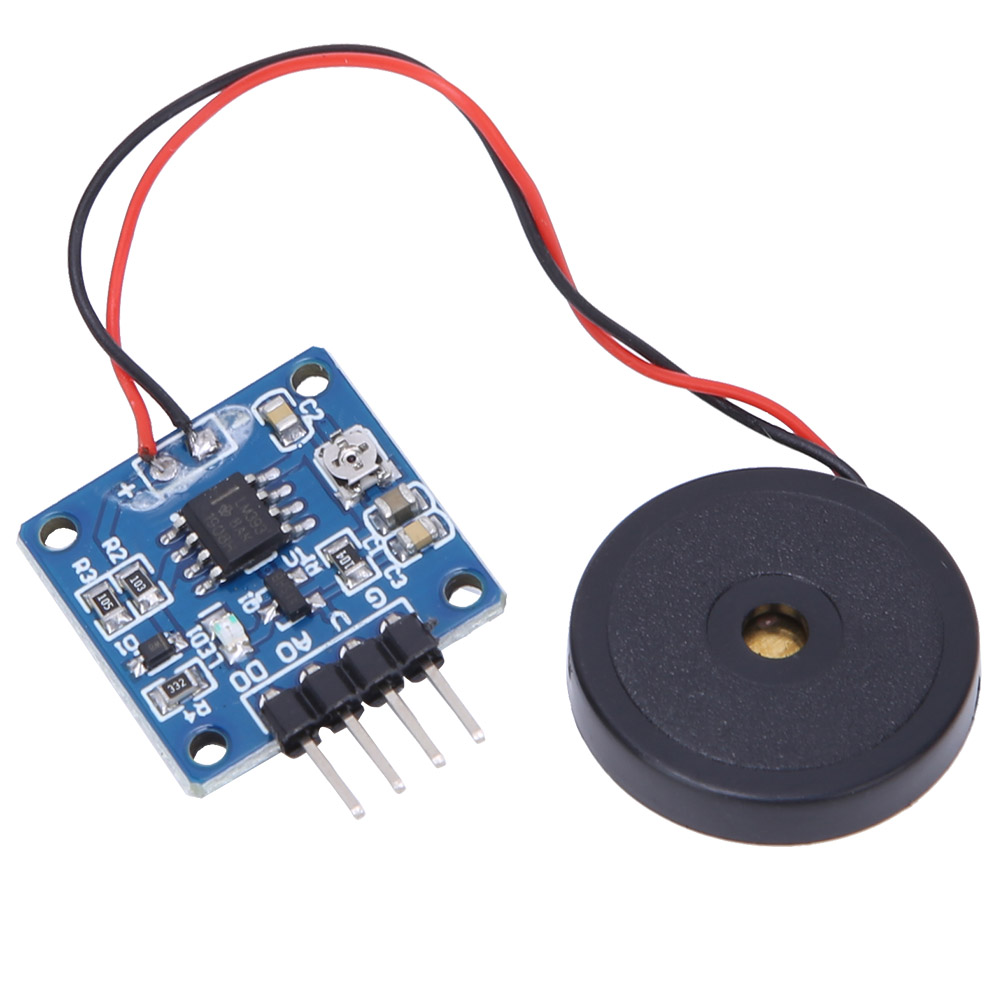 Piezoelektrisches Schwingungssensormodul Mit Tippsensor, Schwingungsschaltmodul, 5,0 V Dc Analoger/digitaler Eingang