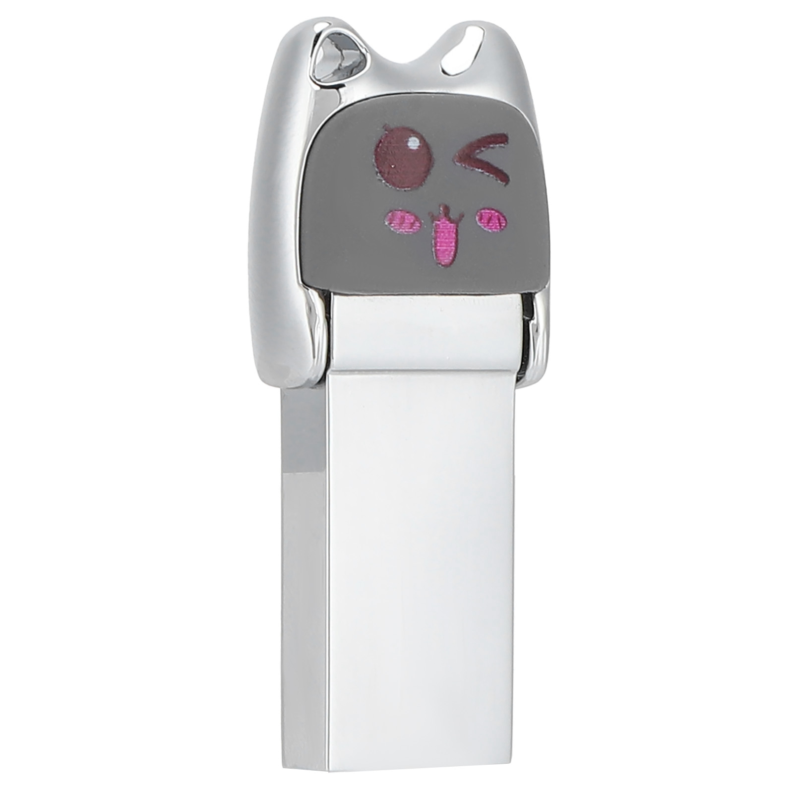 Schneller Usb 3.0 Typ-c-stick, Mini-usb-stick Für Computer, Handy, Tablet, Drucker – Usb-stick Mit Doppelfunktion – Kopfhöreranschluss – Niedliches Mädchen-design, 32 Gb – 3.0