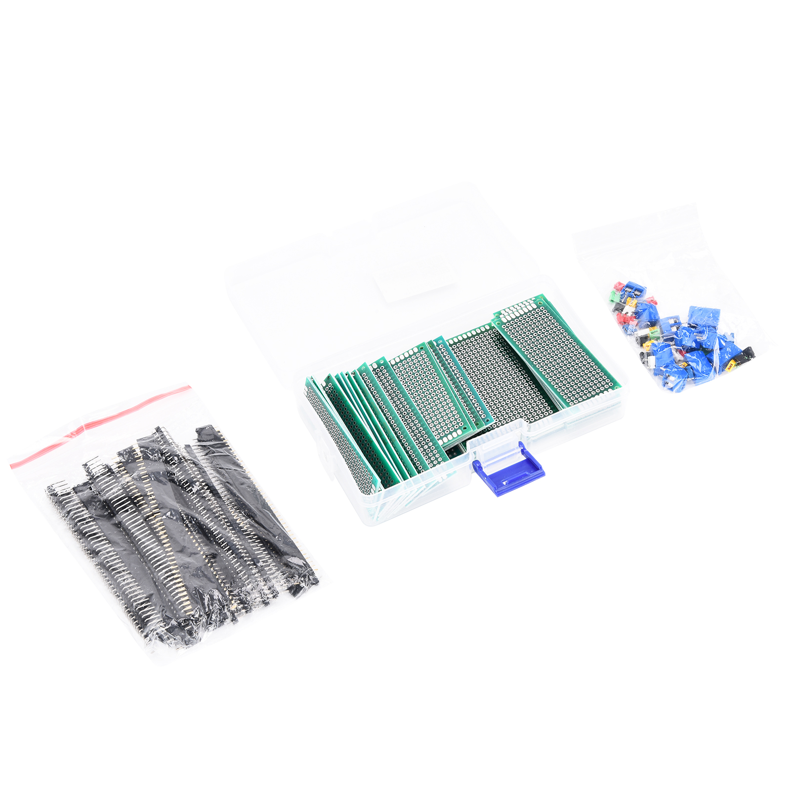 Set Mit 100 Universellen Doppelseitigen Leiterplatten Für Prototypen Gedruckter Elektronischer Schaltungen