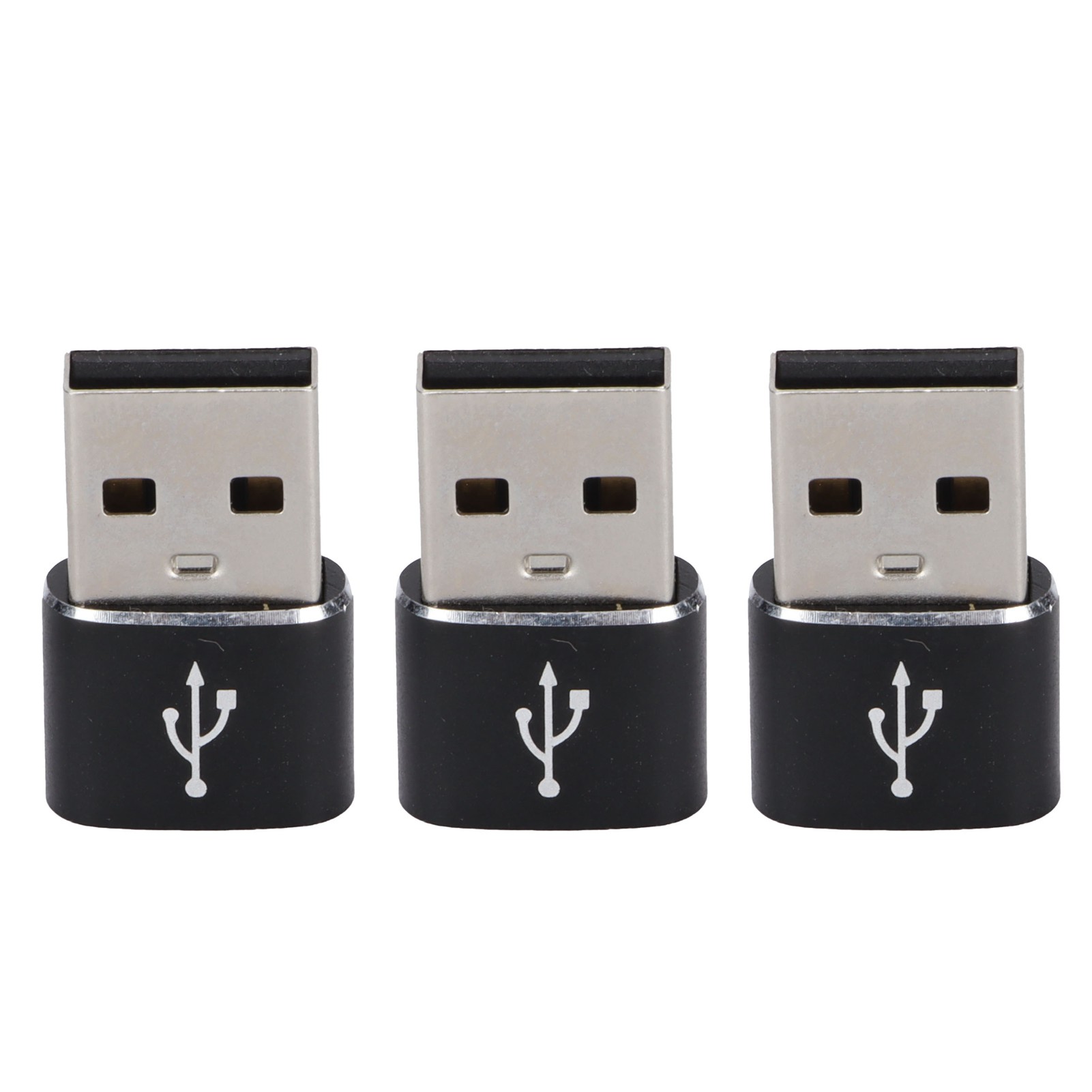 3er-pack Usb 2.0 Stecker Auf Typ-c Buchse Adapter Für Usb-sticks, Metall, Für Laptop Und Mobiltelefon (weiß).