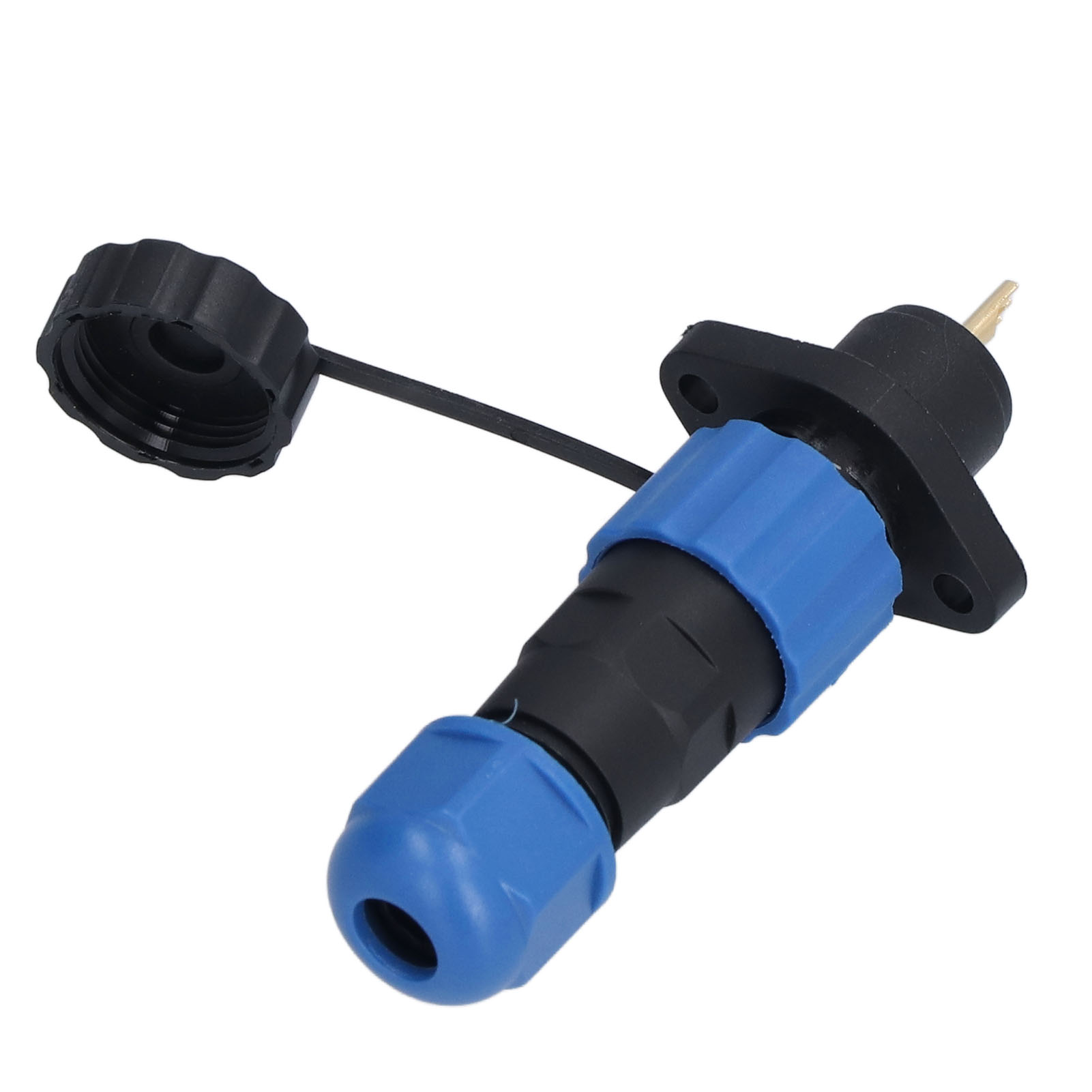 Ip68 Wasserdichter Industrie- Und Luftfahrt-stromanschluss, Stecker/buchse, Flanschmontage, Sp132-pins (380 V 10 A)