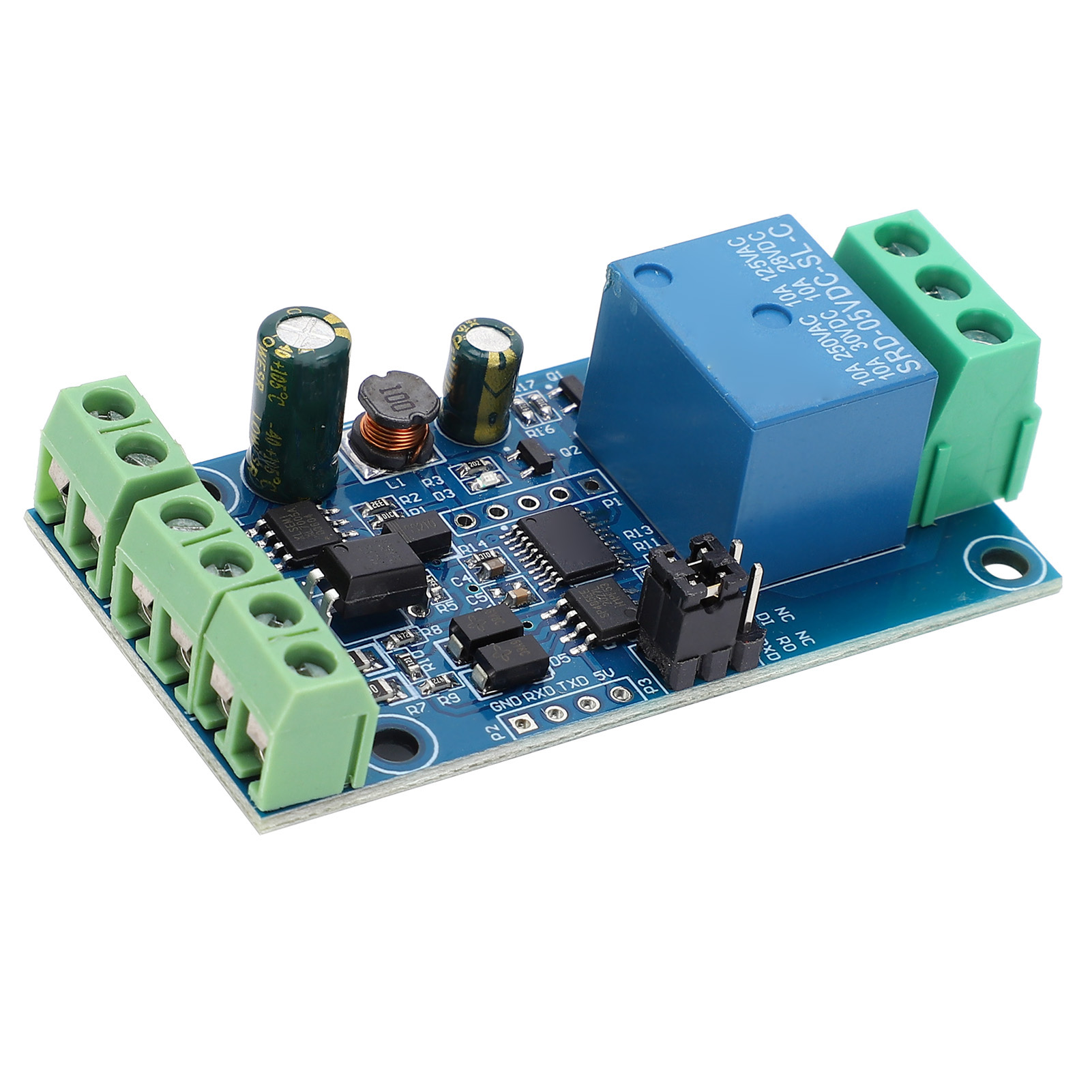 7–24 V Dc-relaismodul, 1 Ein-/ausgangskanal Mit Verpolungsschutz, Rs485/ttl