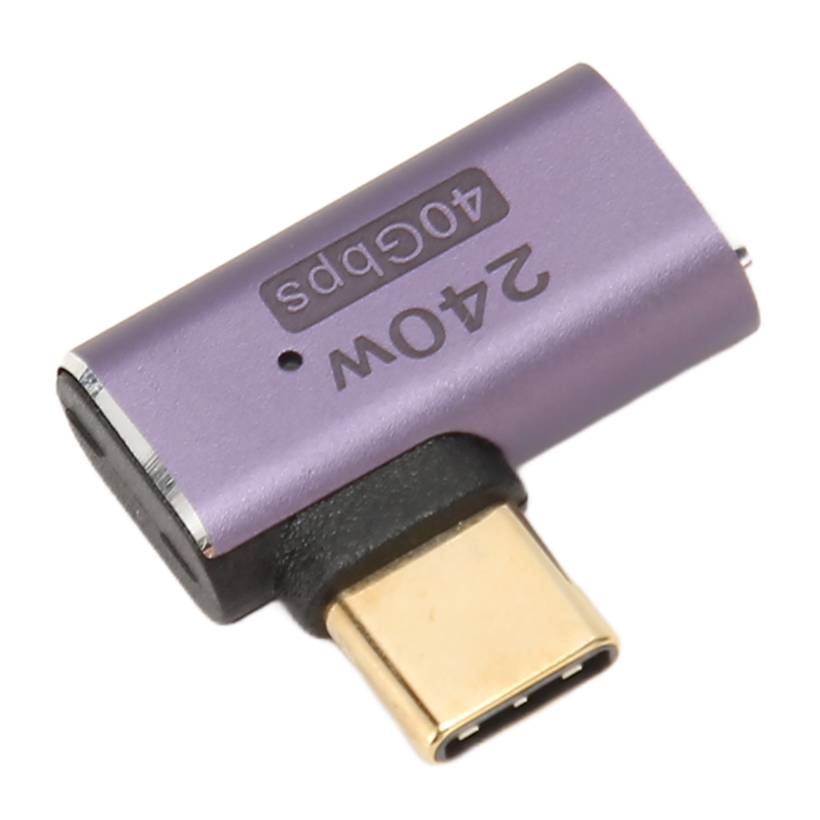 Usb-c-buchse Auf Usb-c-stecker Pd-adapter, 240 W, 8 Khz, 60 Hz, 40 Gbit/s, Usb 4.0, Rechtwinklig, Für Mobiltelefone, Tablets Und Laptops