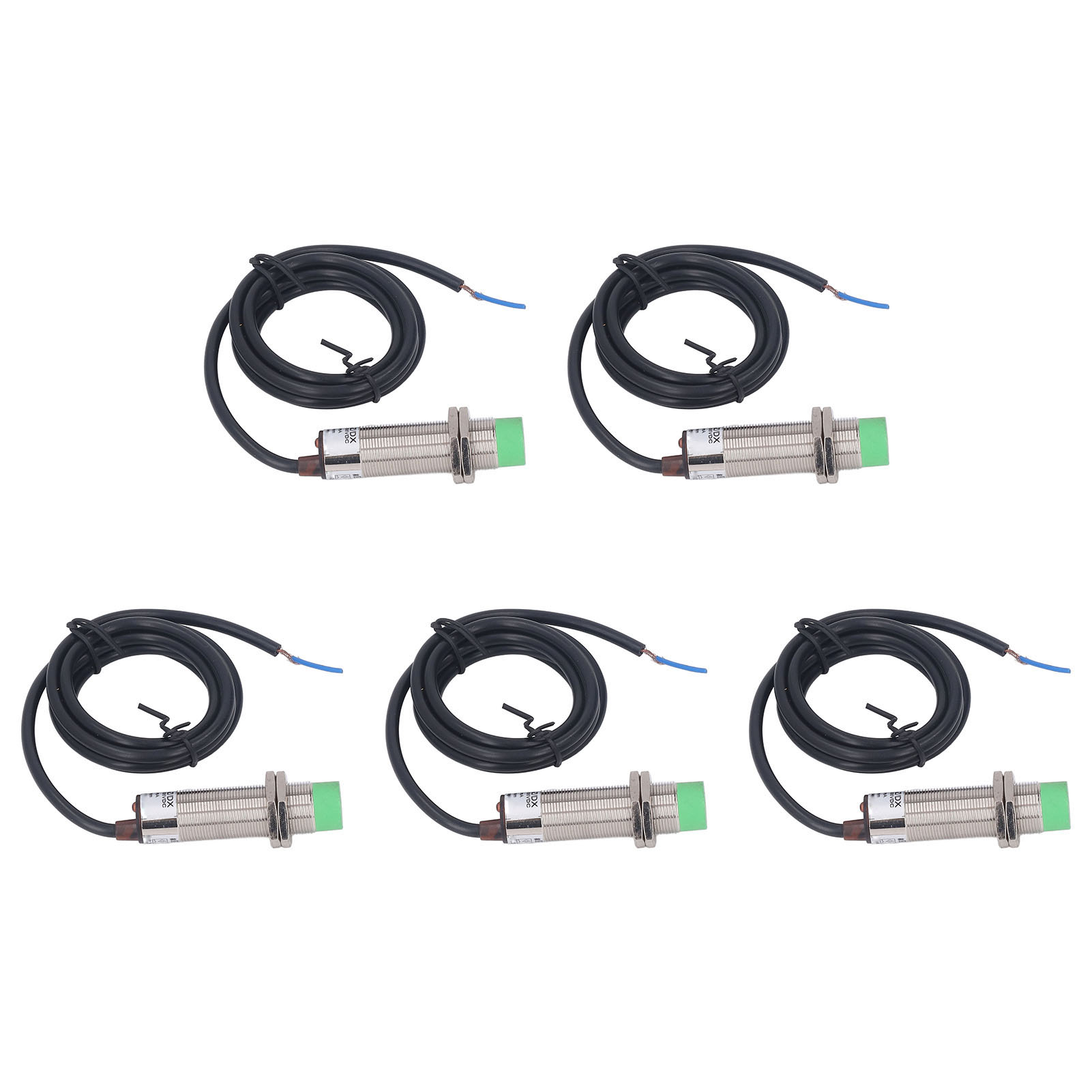 Berührungsloser Induktiver Näherungssensor M18 Mit Roter Led, 2-adriger, Normalerweise Geschlossener Näherungsschalter, 10–36 V Dc