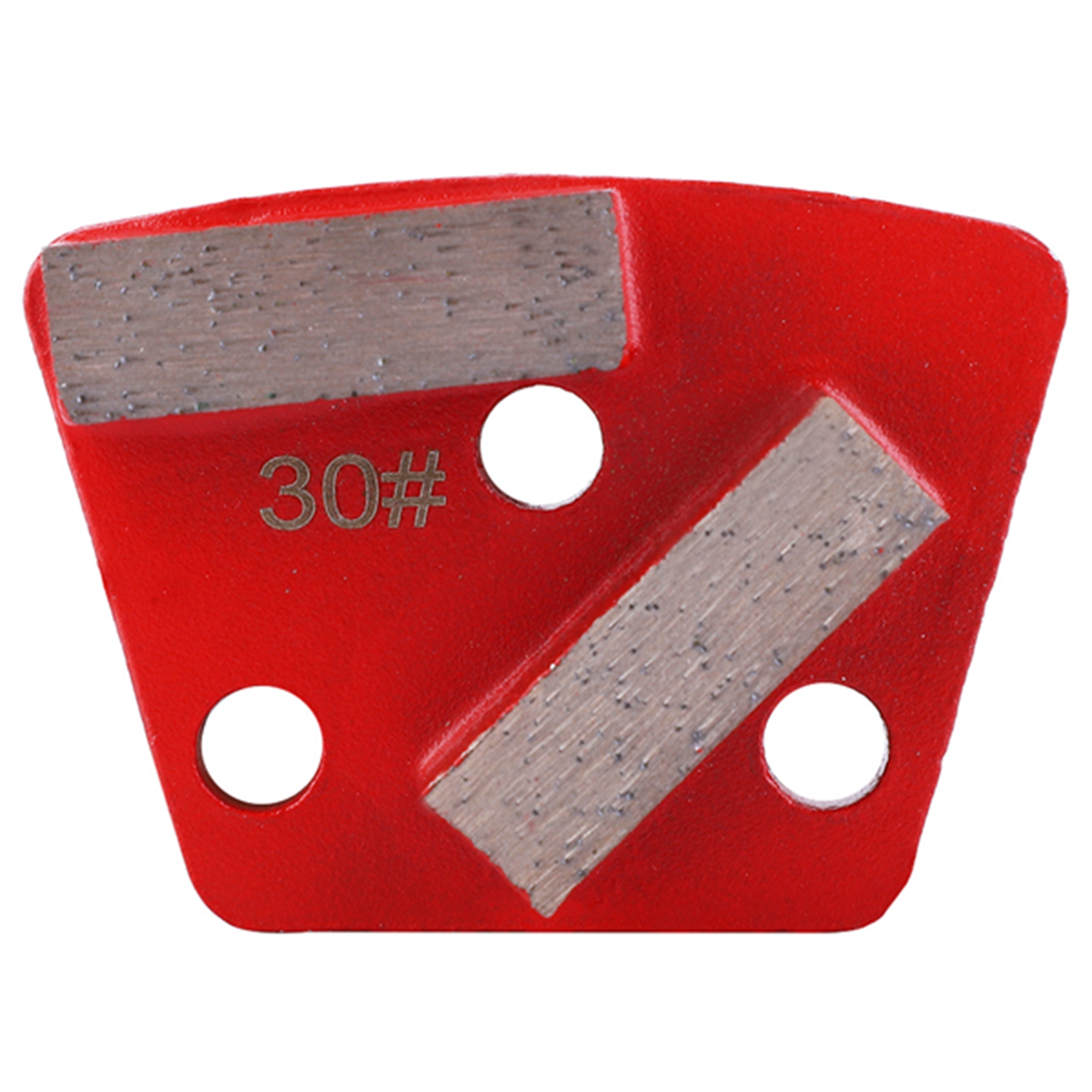 Set Mit 3 Trapezförmigen Diamantschleifscheiben Für Fußböden, Körnung 30, Metallbindung