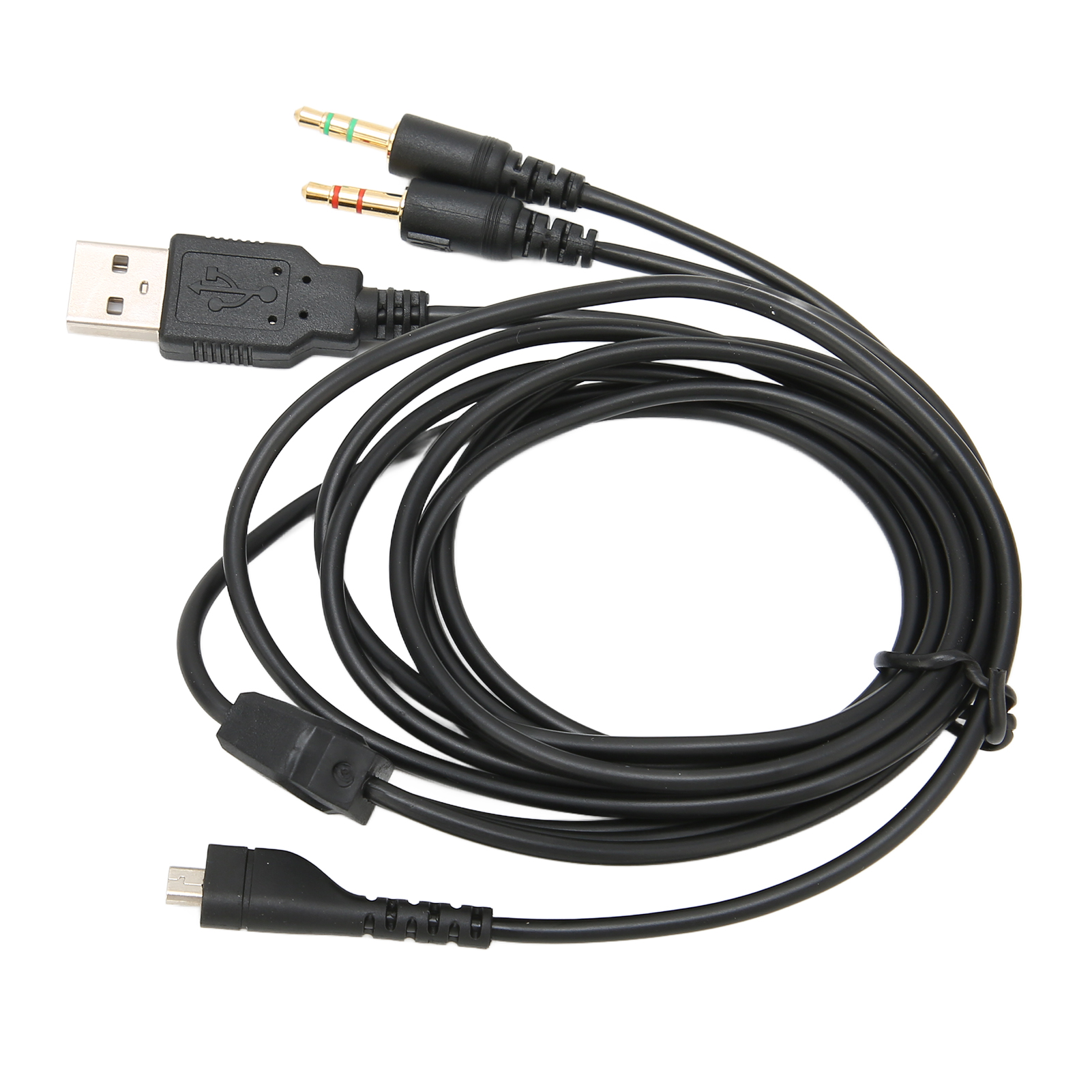 Audiokabel Für Das Steelseries Arctis Headset, Mit 3,5-mm-klinkenstecker, Usb-anschluss Und Led-beleuchtung.