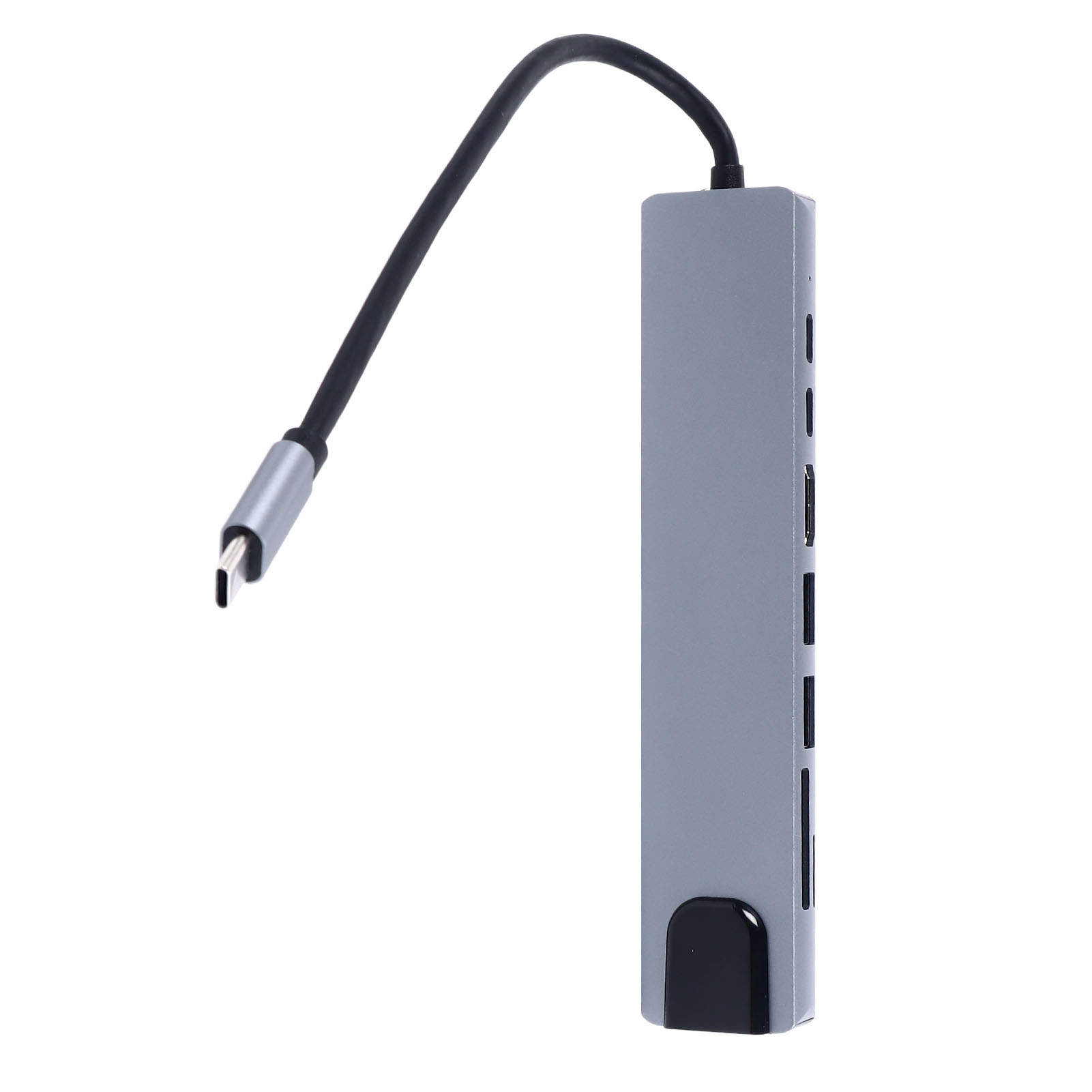 8-port-highspeed-4k-uhd-rj45-usb-c-hub, Gehäuse Aus Zinklegierung, Kompatibel Mit Pcs, Laptops Und Smartphones. Plug-and-play-usb-c-dockingstation.