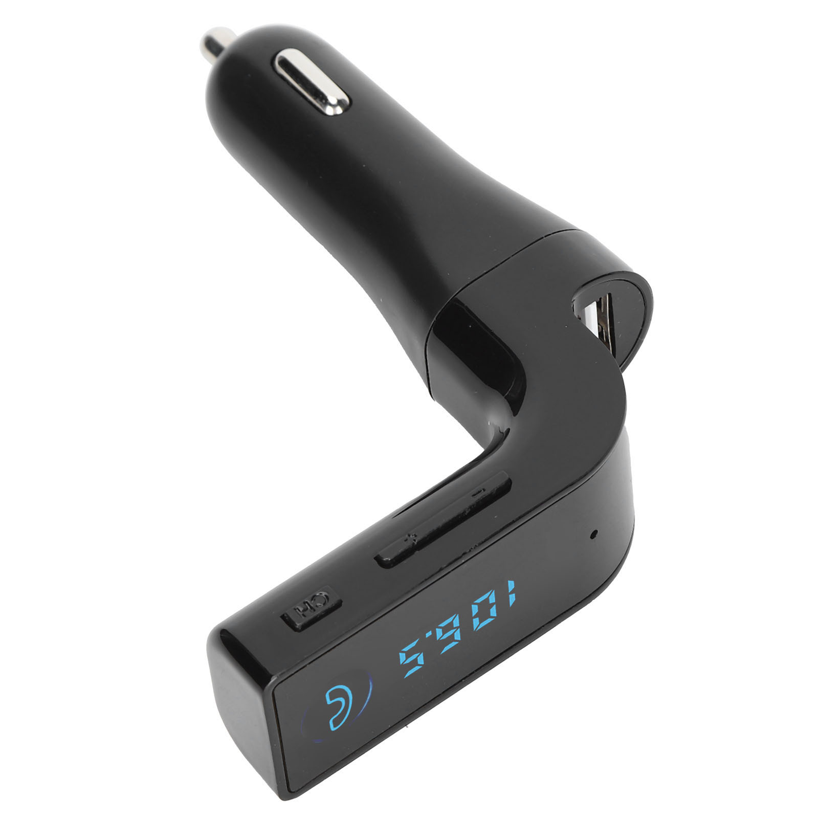 Freisprecheinrichtung Mit Fm-transmitter, Mp3-ladegerät, Kabelloser Zigarettenanzünder Im Auto: Anrufe Entgegennehmen Und Musik Hören.