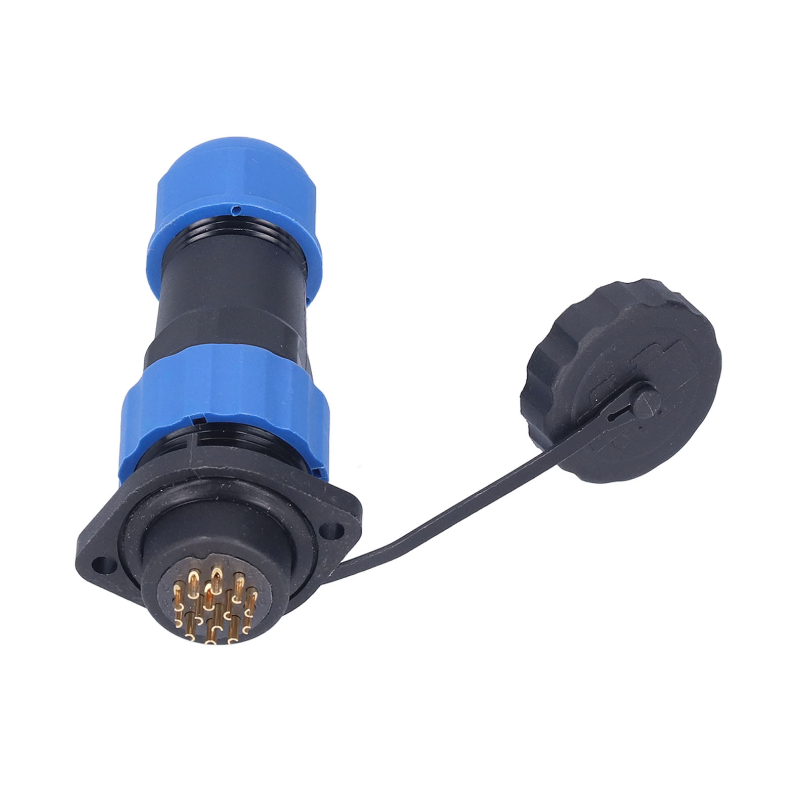Wasserdichter Ip68-flansch-stromanschluss, Stecker/buchse, Für Die Luftfahrt, 250 V Ac, 5 A, Sp2014-pins