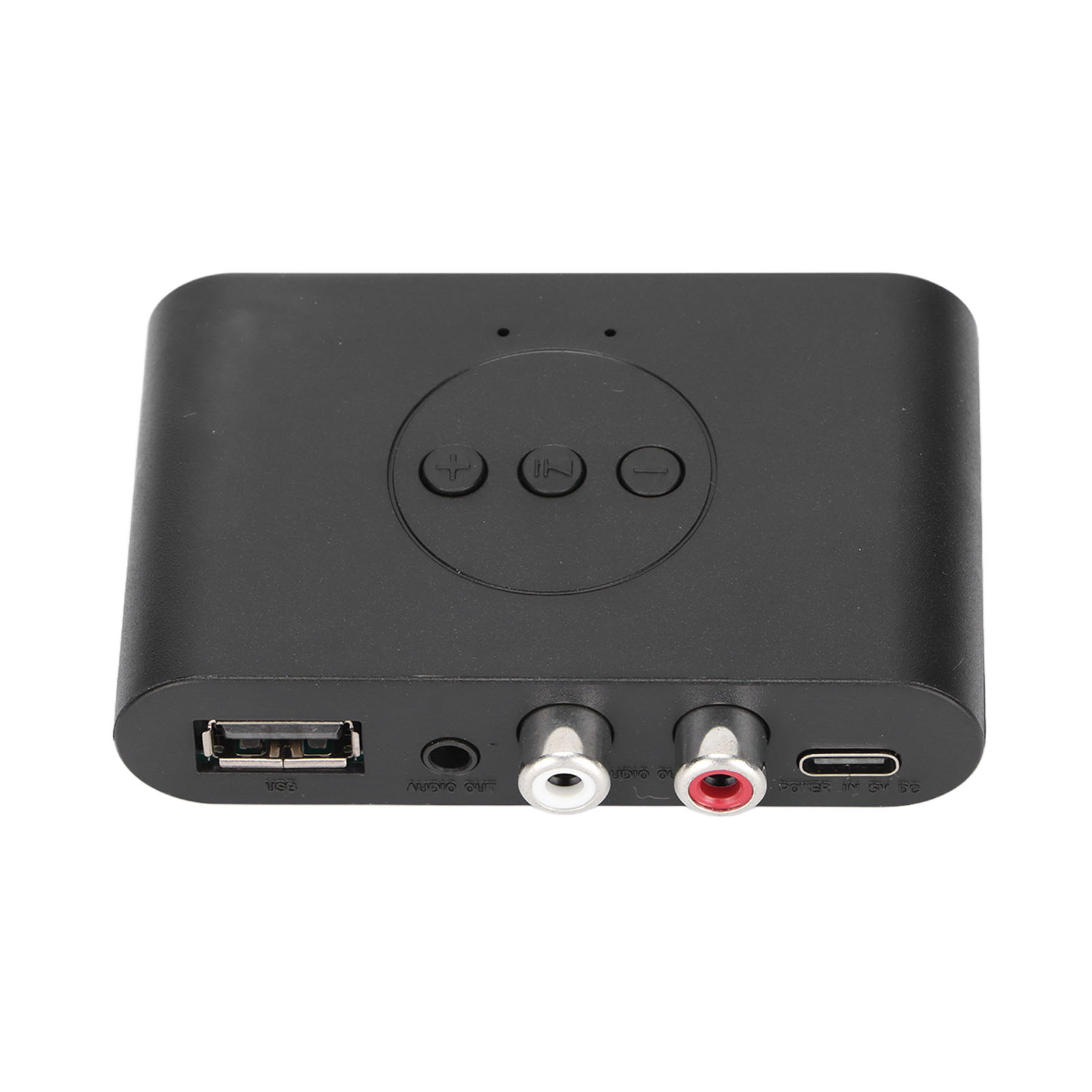 Bluetooth-stereo-audioempfänger Mit Rca- Und 3,5-mm-aux-eingängen. Kabelloser Audioadapter Für Autolautsprecher Und Kopfhörer.