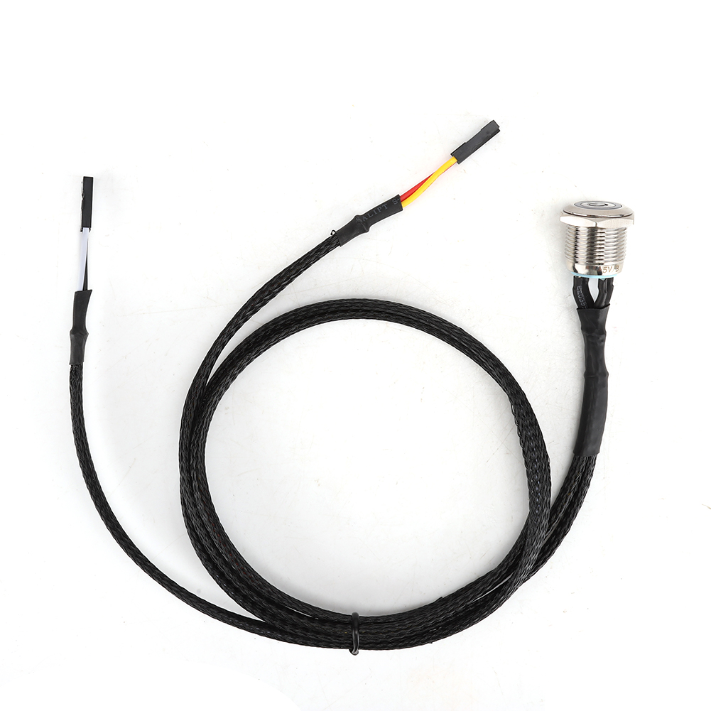 Host-switch-kabel Für Desktop-computer, Metallknopf, Roter Led-netzschalter
