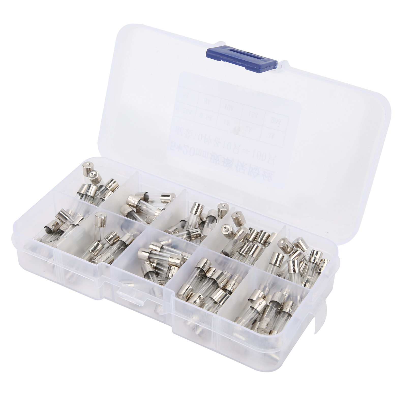 Fastblow 5x20 Mm Glassicherungen, 100er-set Für Den Schutz Von Stromkreisen