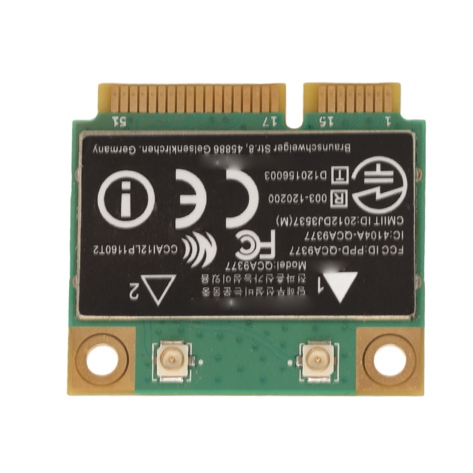 Mini-pcie-qca9377-wlan-karte (433 Mbit/s), Dualband-wlan-adapter (2,4 Ghz/5 Ghz) Für Windows 7, 8 Und 10, Für Laptops Und Mini-pcs