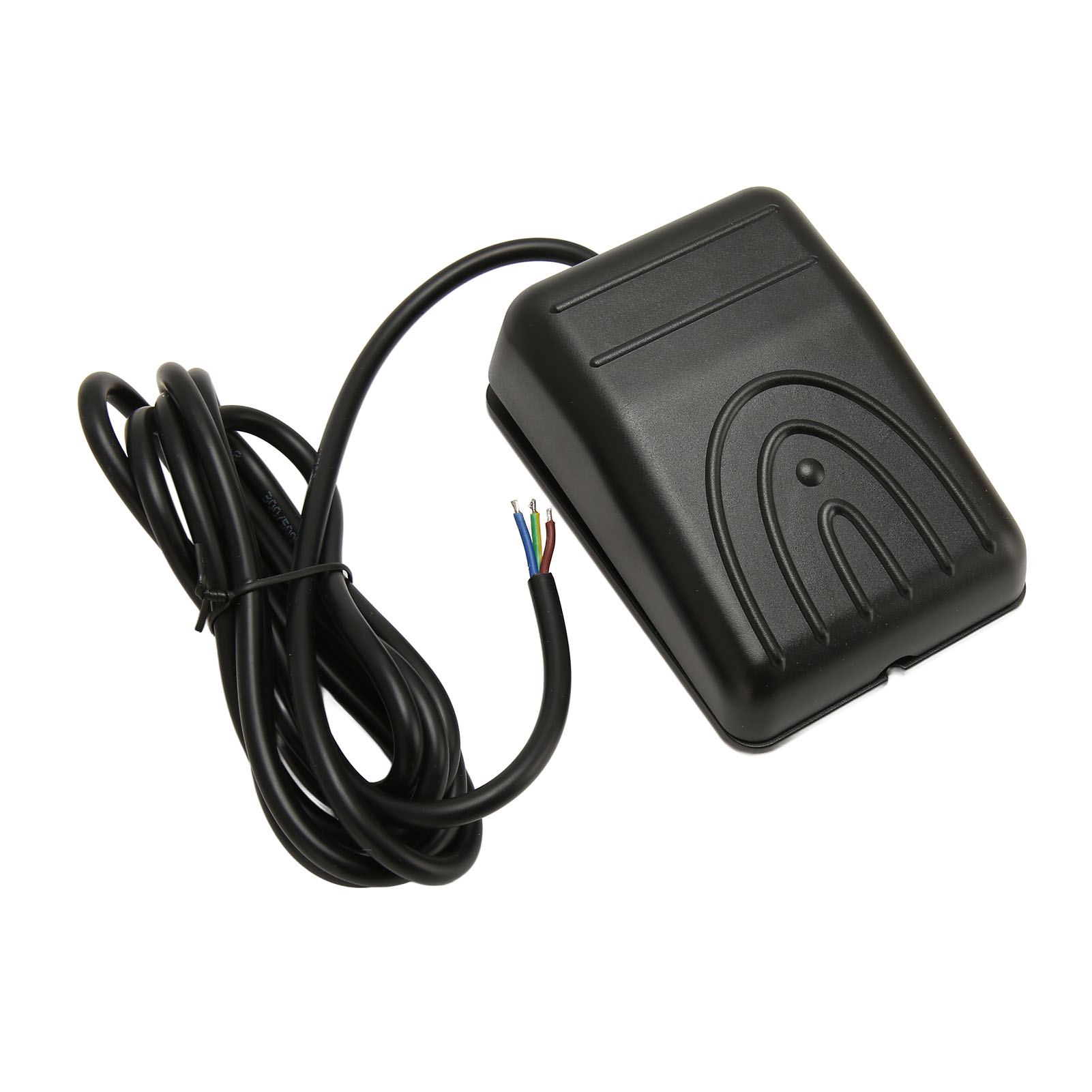 Hochleistungsfähiger, Wasserdichter, Selbstrückstellender 16a 250v Ac Fußschalter Mit 2m (6,6ft) Kabel, Fs211w3b, 3-adrig