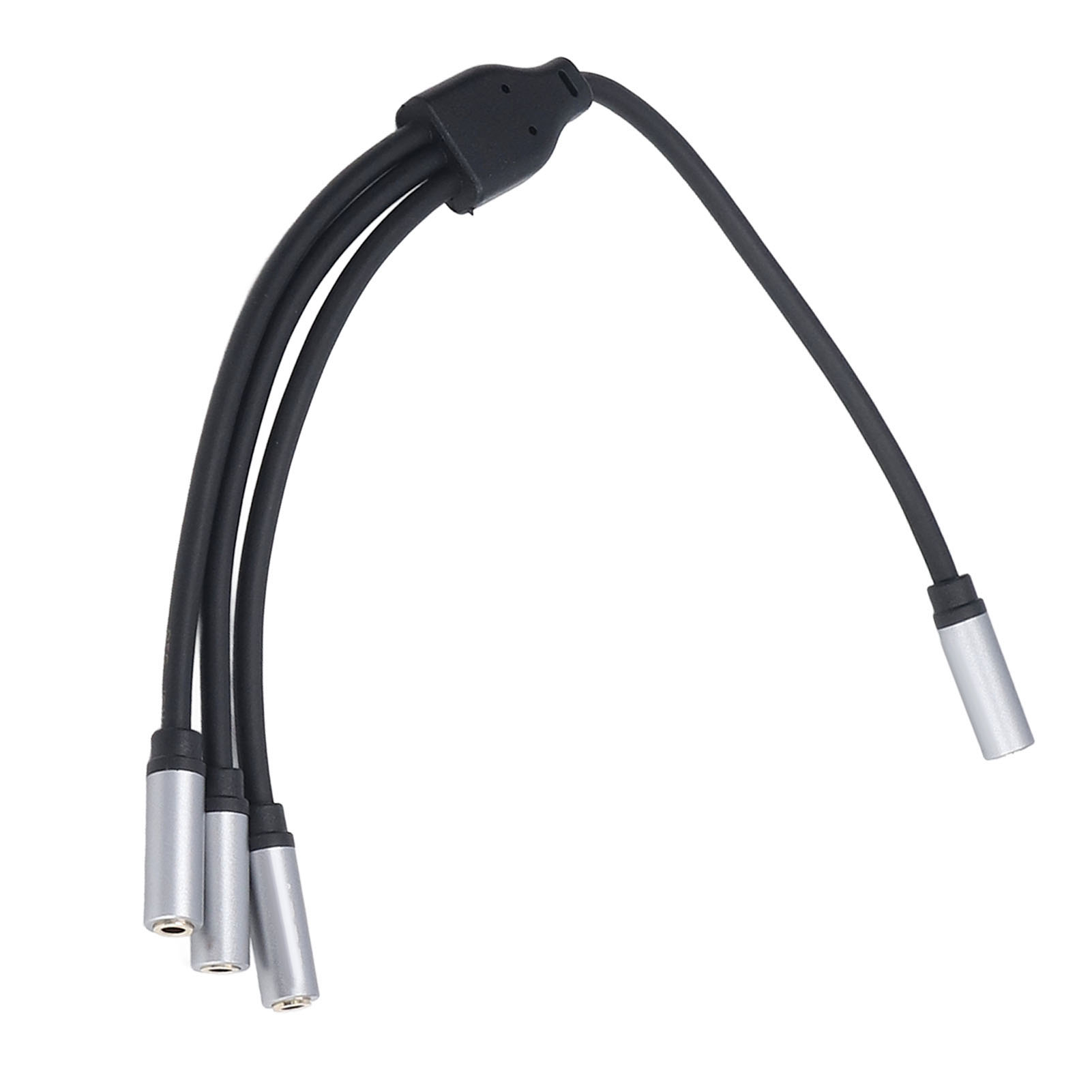 Vergoldetes 3,5-mm-klinkenbuchse-auf-3-3,5-mm-klinkenstecker-adapterkabel, Stereo-hifi-aux-splitter Für Mediaplayer (1 Weibliche Auf 3 Weibliche Buchsen).