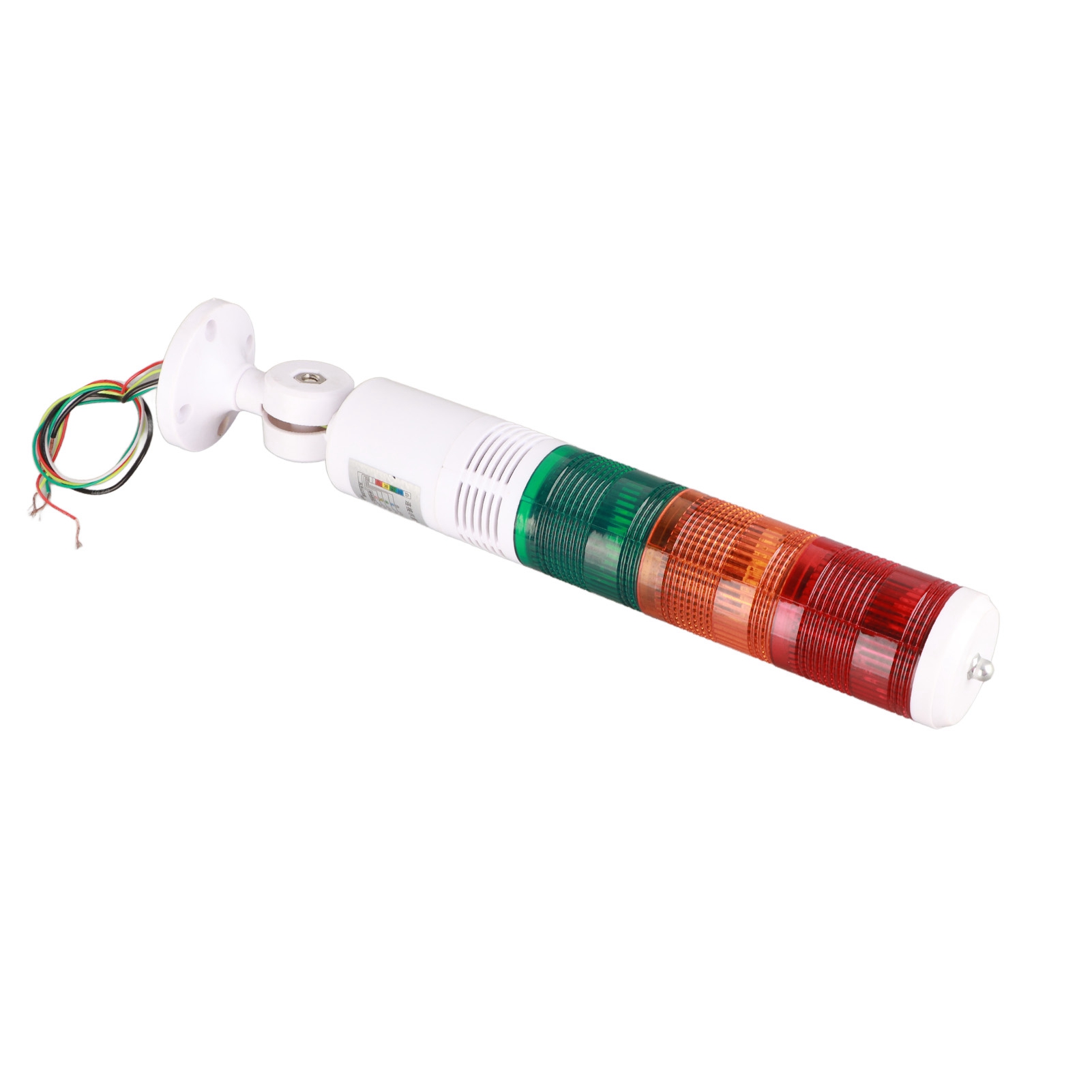 Dreistufiger Led-warnturm (rot, Gelb, Grün), Faltbar, Schutzart Ip54, Mit Akustischem Alarm, 24 V Dc