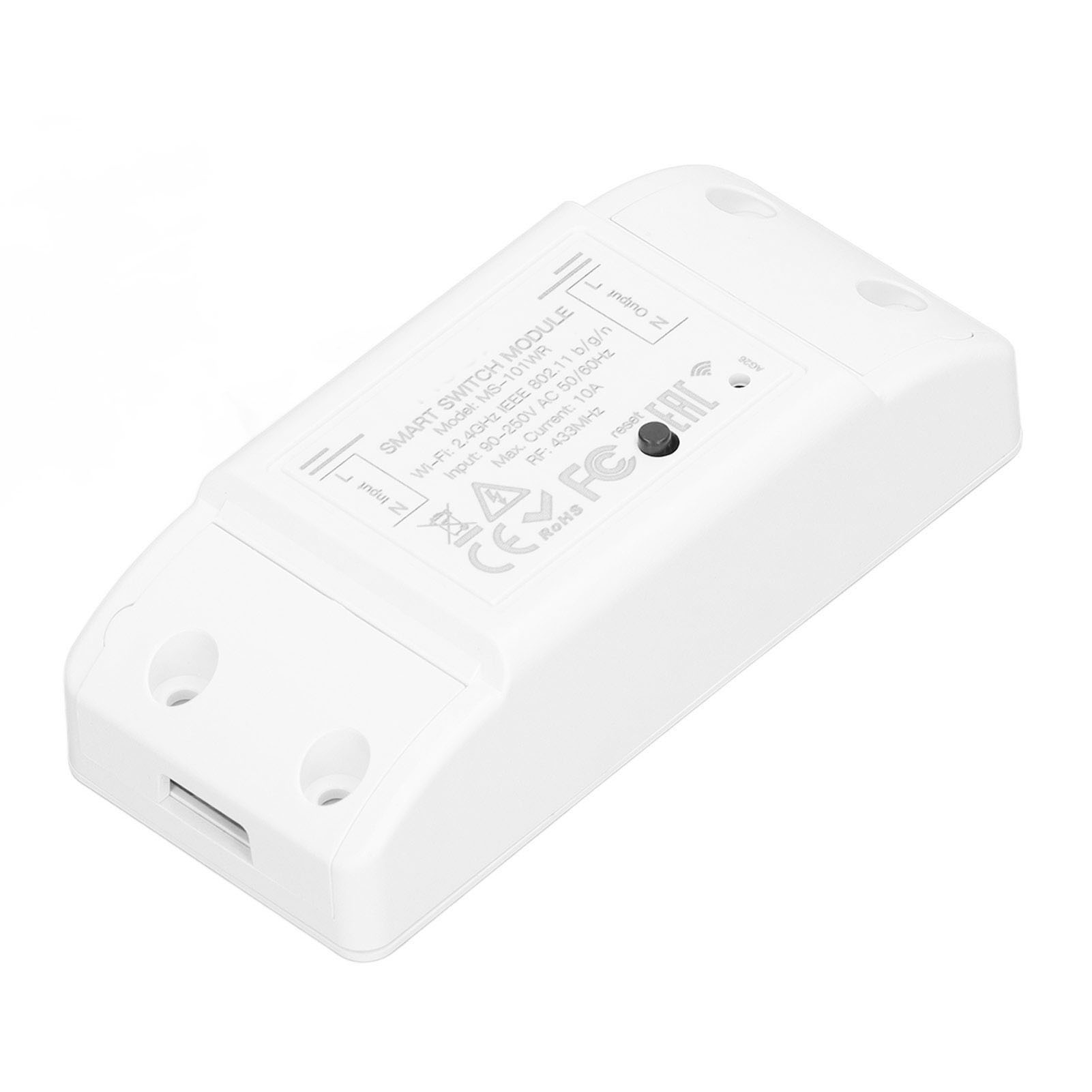 Intelligentes Wlan-schaltmodul Mit Mobiler App Und Ferngesteuertem Leistungsschalter Für 90-250v Ac-hausanwendungen