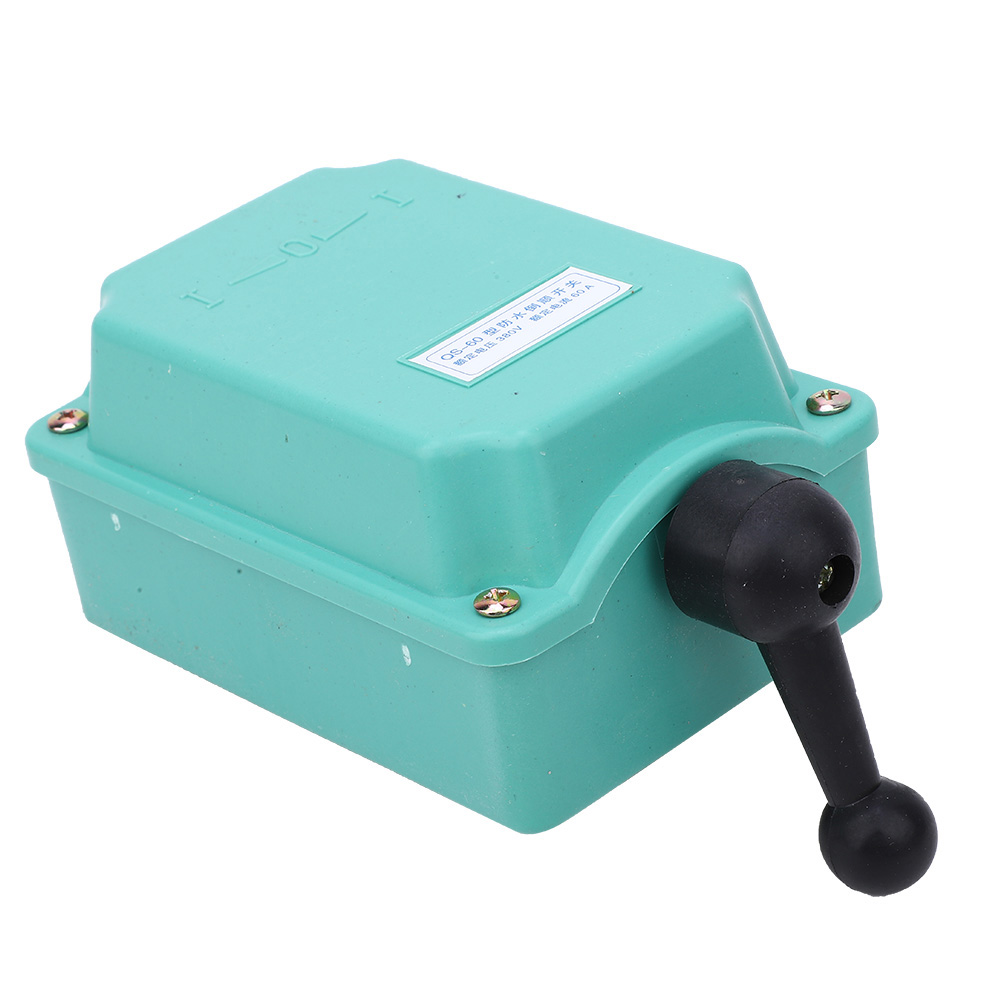 Wasserdichter Vorwärts-/rückwärtsschalter Mit Kunststoffummanteltem Griff Qs-60 Elektrische Geräte Qs-60