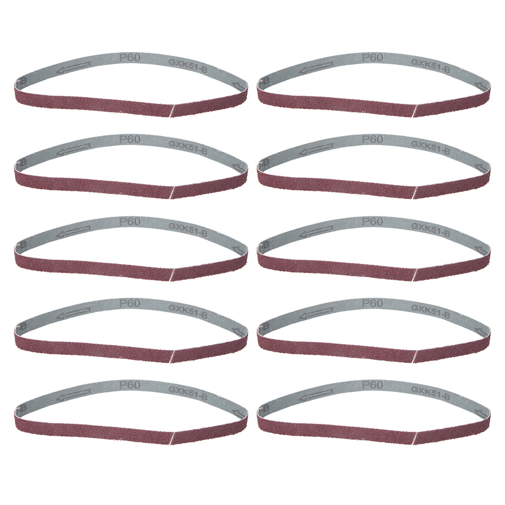 10 Kreisförmige Schleifbänder 457 X 13 Mm Aus Aluminiumoxid Gxk51-b(60)