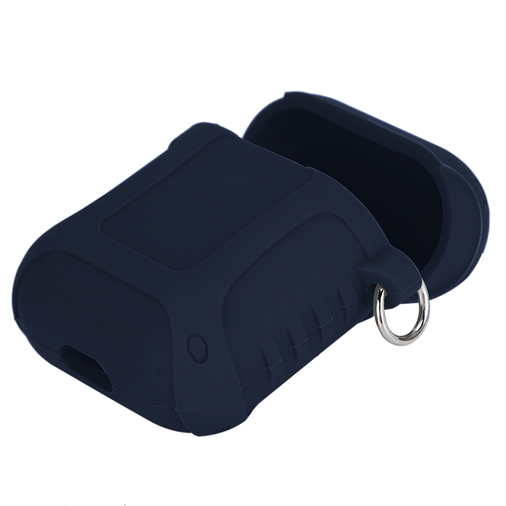 Schlichtes Und Elegantes Schutzetui Für Airpods Bluetooth-kopfhörer (blau)