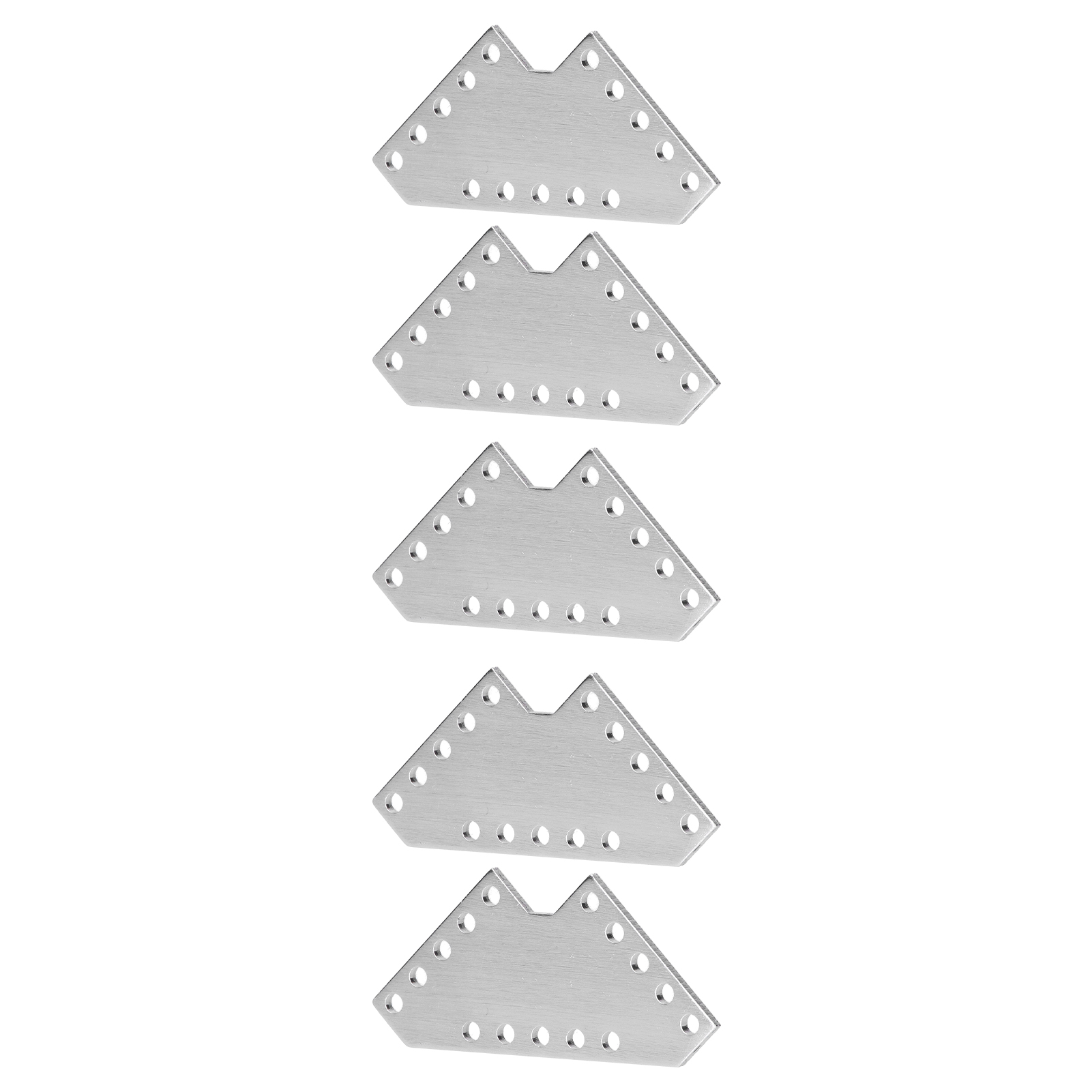 Satz Aus 5 Hochfesten, Verschleißfesten L-förmigen Verbindungsplatten Aus Aluminiumlegierung, 90°-verbindung, Winkelverbinder