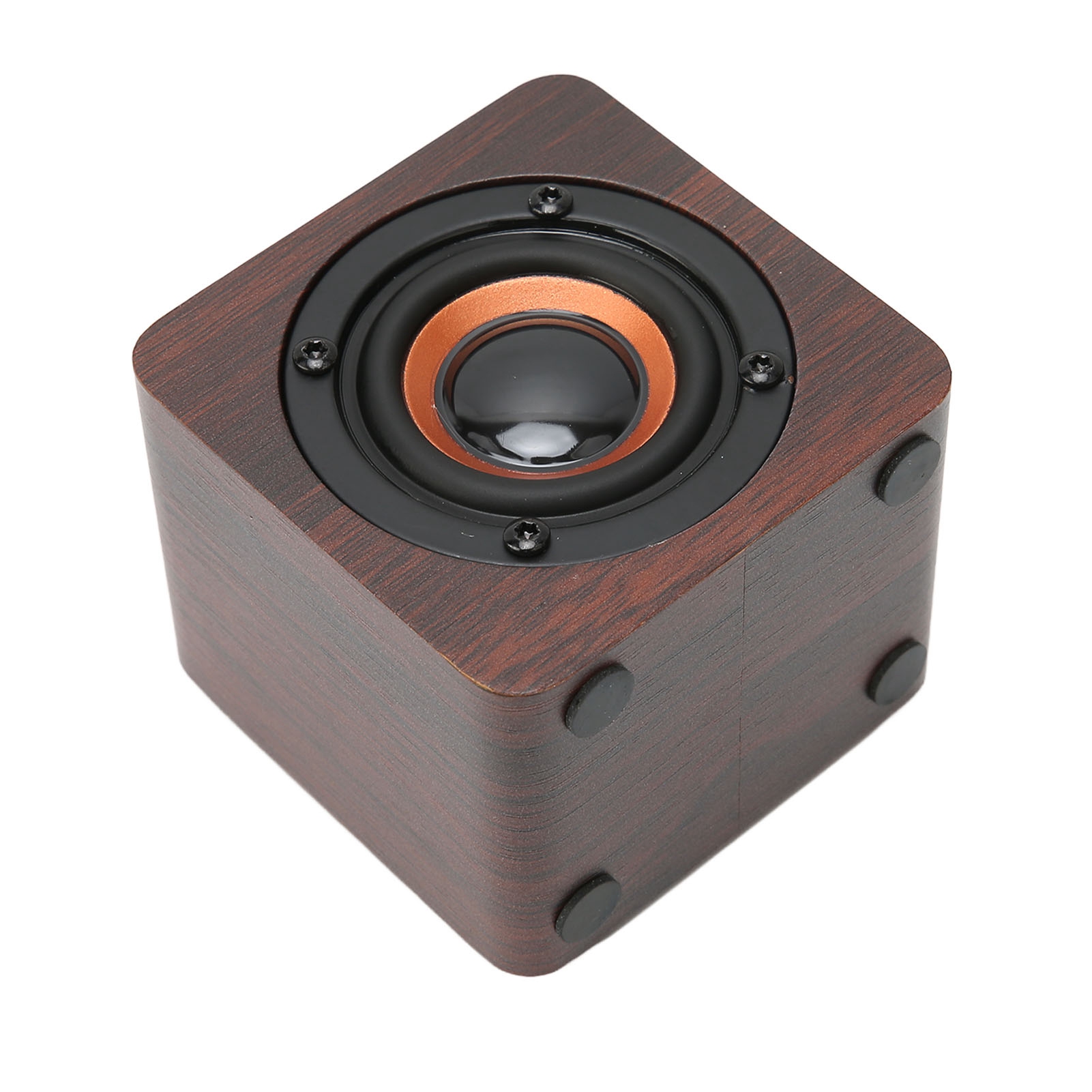 Multifunktionaler Retro-bluetooth-lautsprecher Für Zuhause, Reisen Und Outdoor-aktivitäten, Walnussfarben