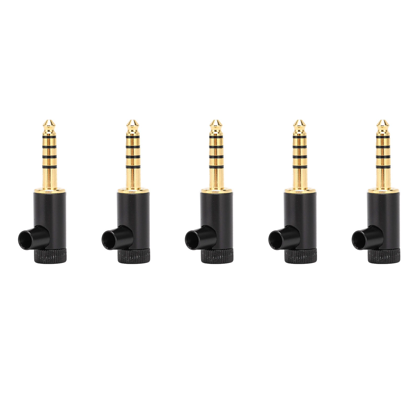 Packung Mit 5 Symmetrischen 4,4-mm-adaptern, 5-poligem Stecker Und L-förmigem Winkelstecker Für Sony-kopfhörer