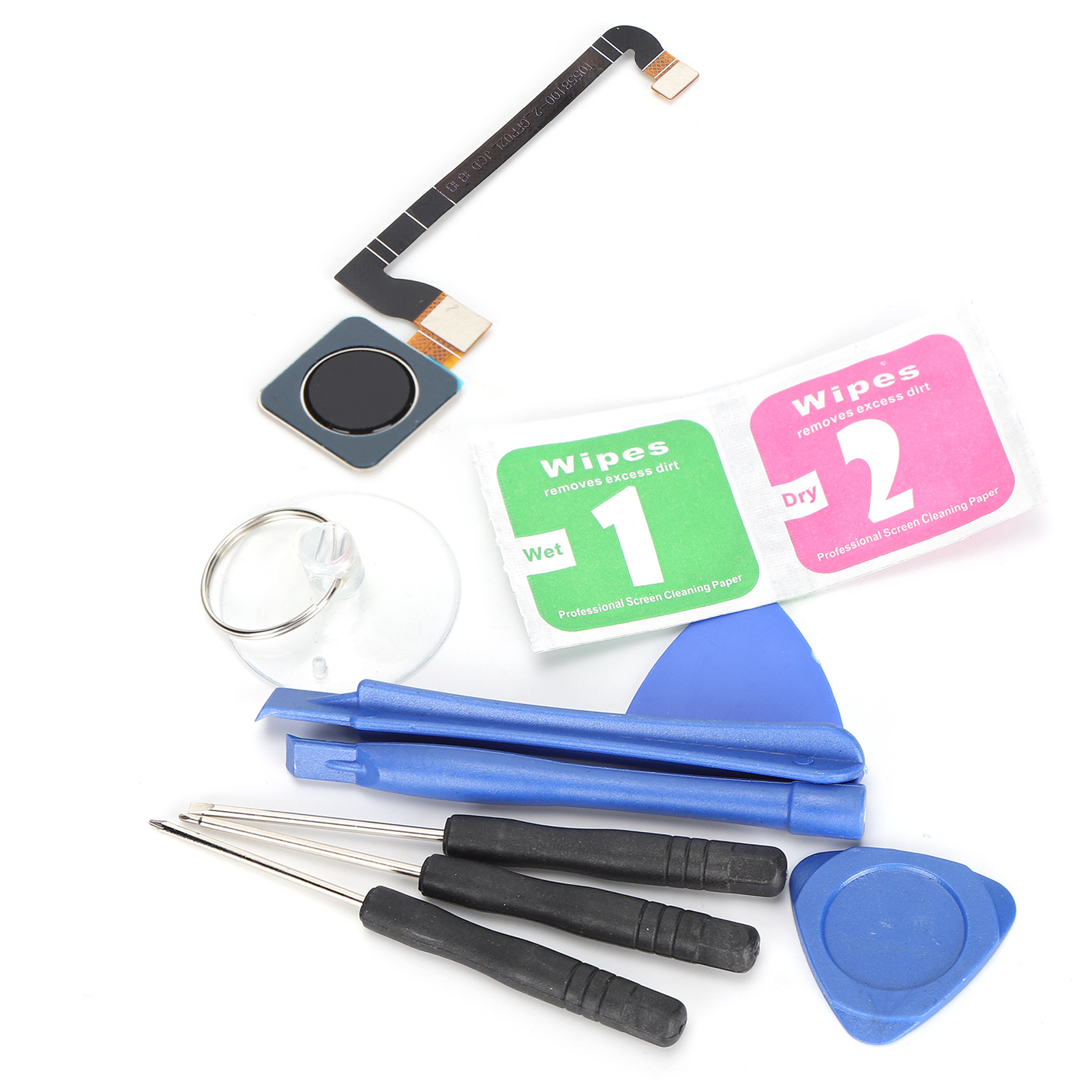 5,5-zoll-flexkabel Für Home-button, Fingerabdrucksensor Und Fingerabdrucksensor Für Google Pixel 3 Smartphone (schwarz)
