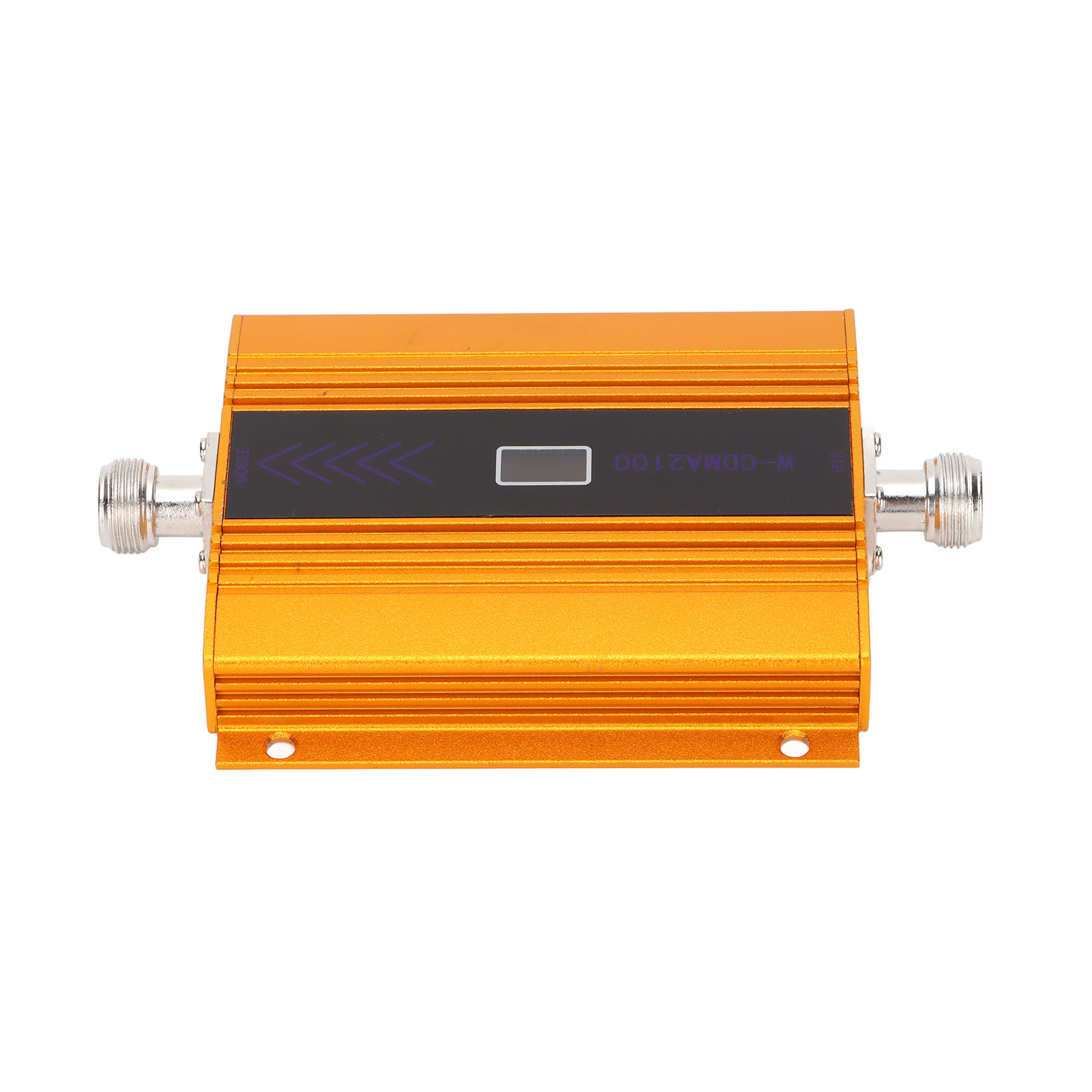 Goldener Wcdma2100 Mobilfunk-signalverstärker, 10 M Saugnapfantenne, Kleiner Antennenverstärker, 110–240 V Signalverstärker (eu-stecker)