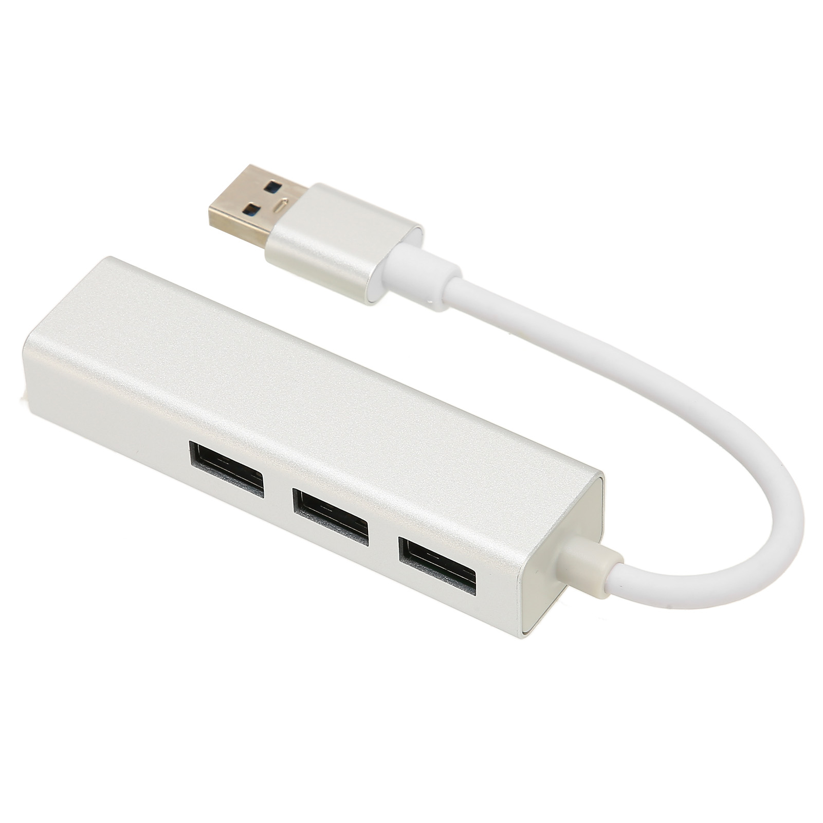 Usb 3.0 Zu Ethernet-adapter Mit Rj45 5 Gbit/s Ethernet-anschluss, 3 Usb 3.0-anschlüssen, Kompatibel Mit 10, 100 Und 1000 Mbps Ethernet-geschwindigkeiten Für Laptops.