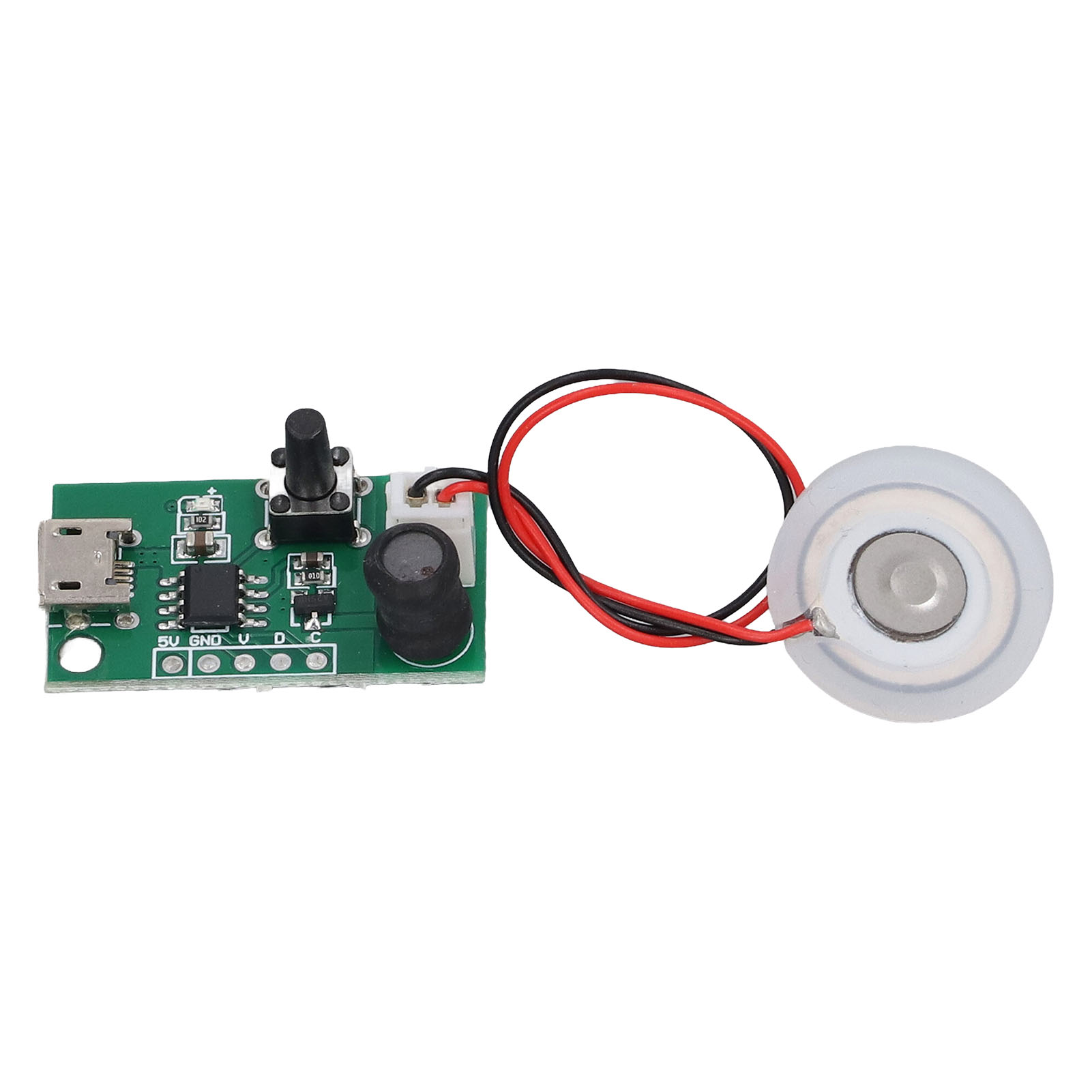 2-w-zerstäuberscheibe, Usb-luftbefeuchtermodul, Hohe Sprühmenge, Geräuscharm, 5-v-diy-zerstäuberplatte