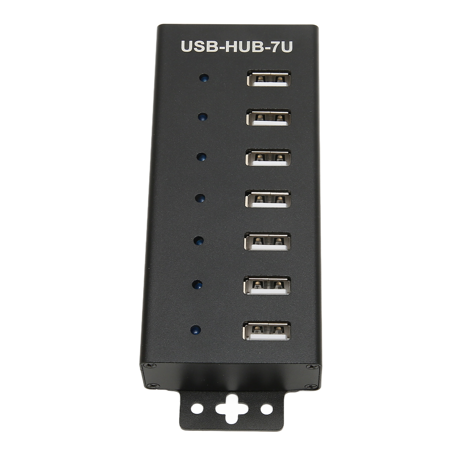 Industrieller 7-port-usb-2.0-hub Mit Mehrfachen Schutzfunktionen Und Schnittstellen. Netzteil Für 100–240 V (europäischer Stecker).