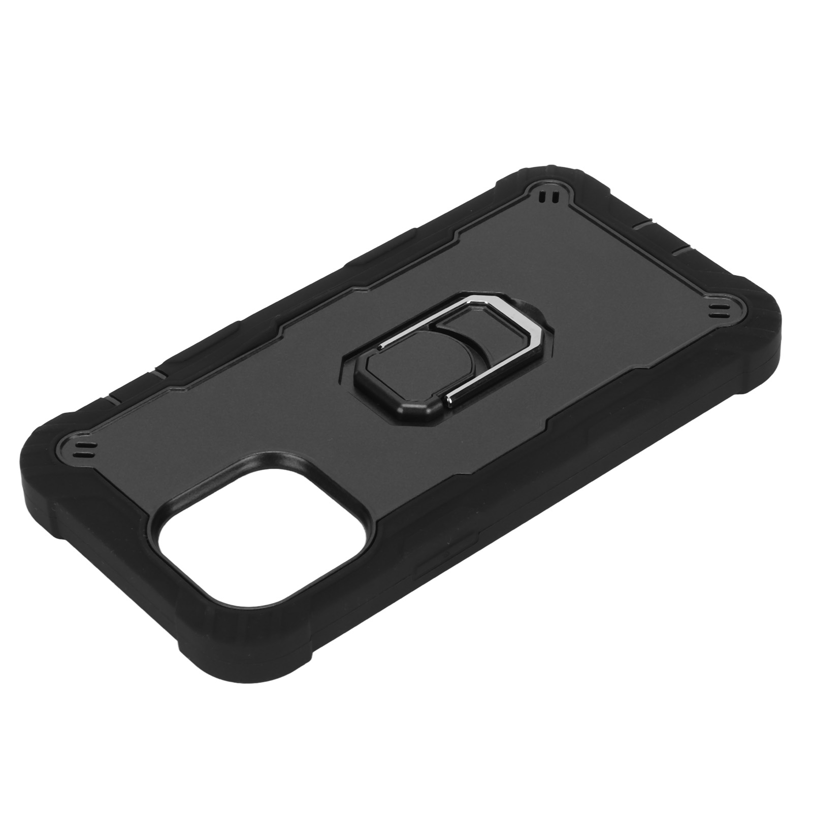 Kratzfeste Schutzhülle Mit Ständer Für Iphone 13 Pro Max (schwarz)