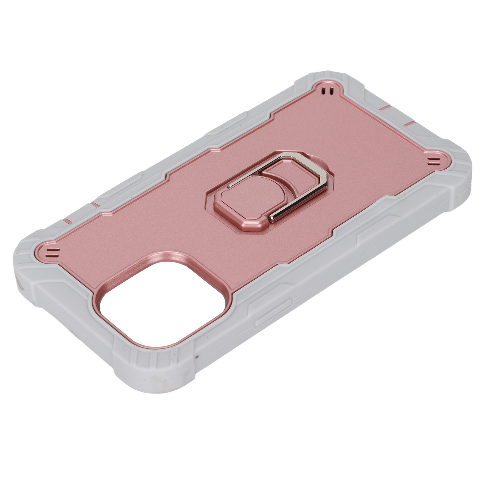 Kratzfeste Schutzhülle Mit Ständer Für Iphone 13 Pro Max (grau-gold)