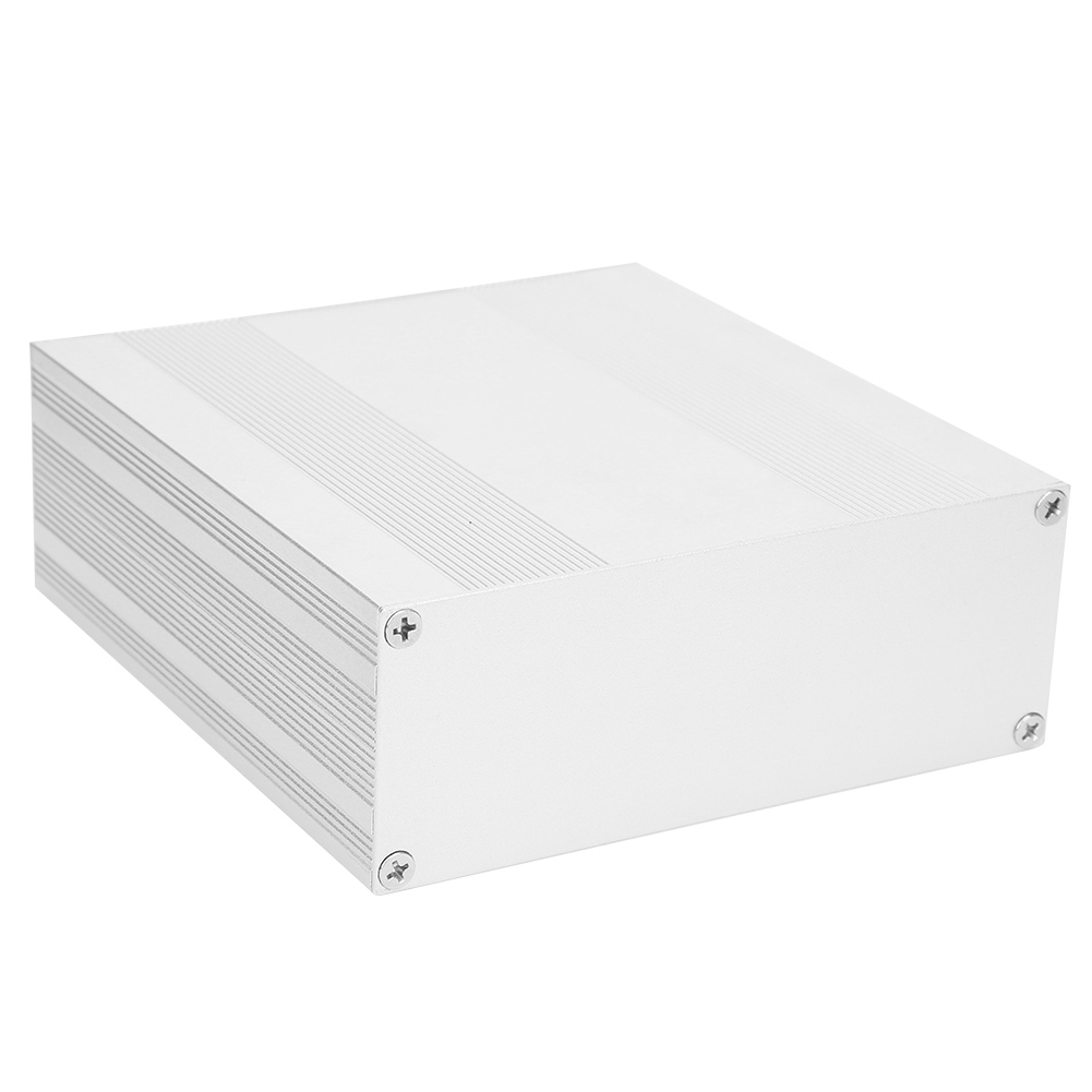Elektronikgehäuse Aus Aluminium, Mattsilberfarben, Zweiteilig, Für Diy-projekte, 54 X 145 X 150 Mm