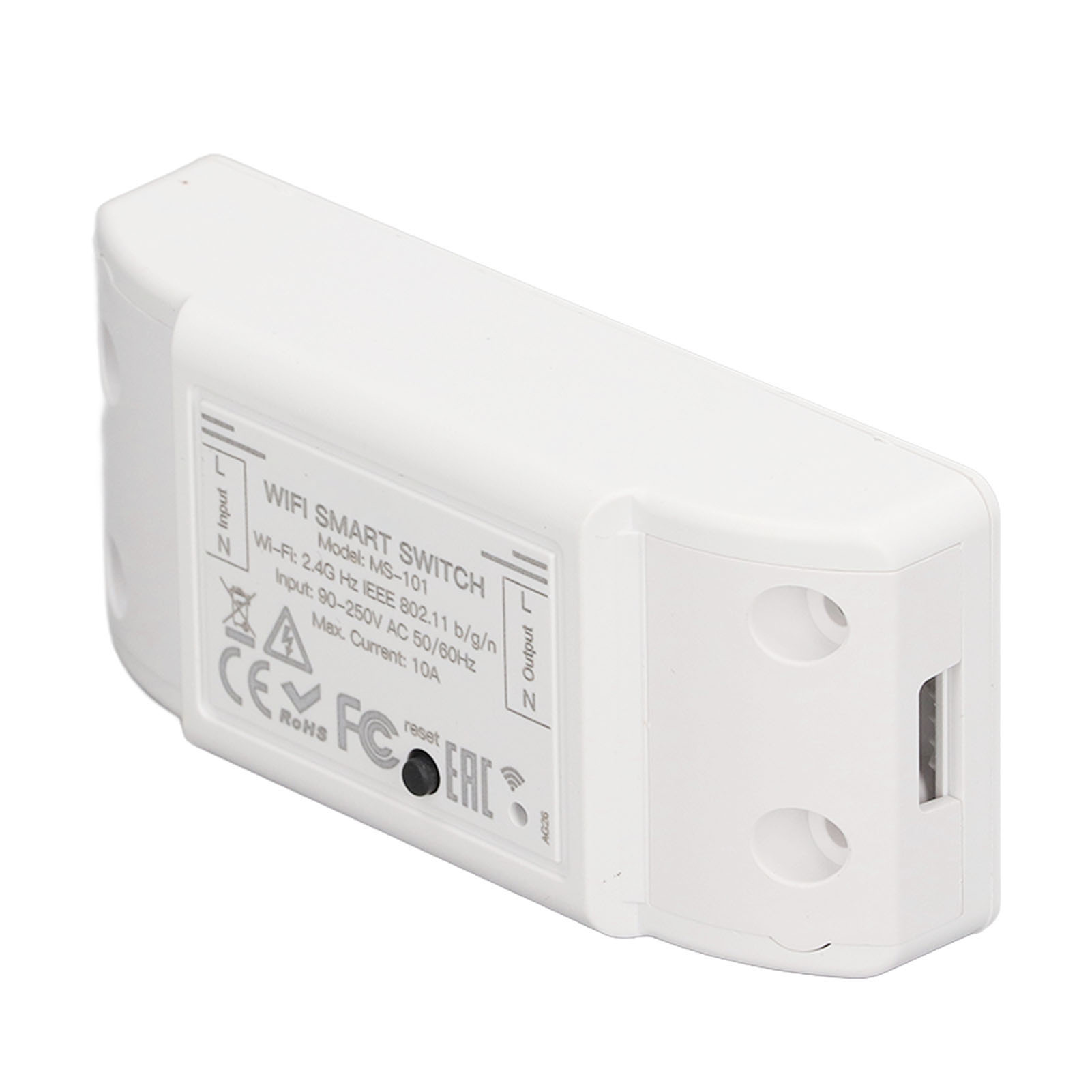 Wlan-schaltmodul, Kompatibel Mit Sprachsteuerung, Zeitplanung Und Ein-/ausschalten Von Smart-geräten Über Die Tuya-app 220 W, 10 A, 90–250 V