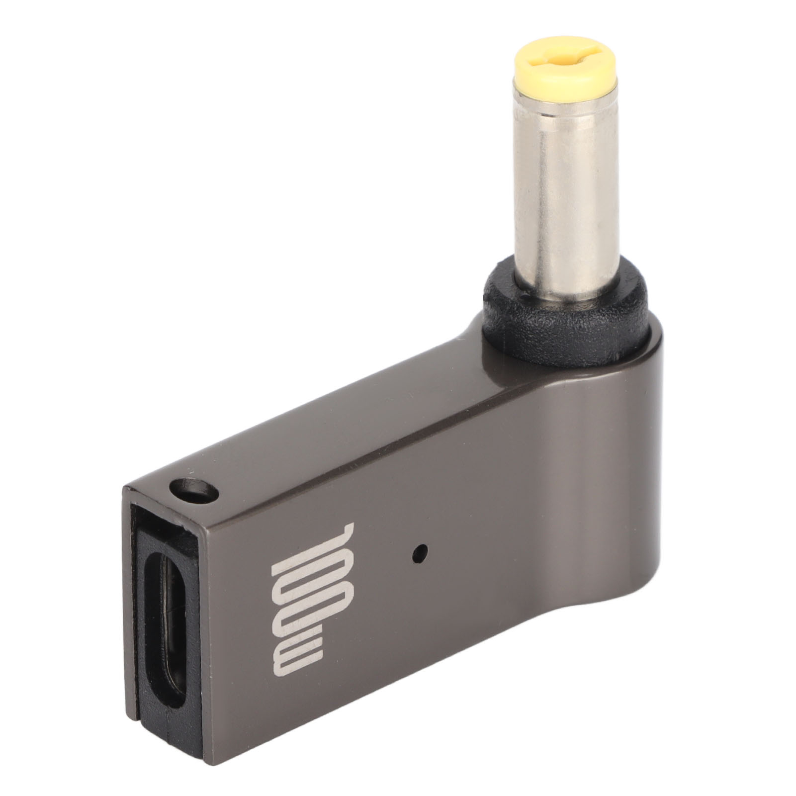 Tragbares 100-w-pd-netzteil Mit Usb-c-buchse Und 5,5 X 1,7 Mm Laptop-ladeanschluss