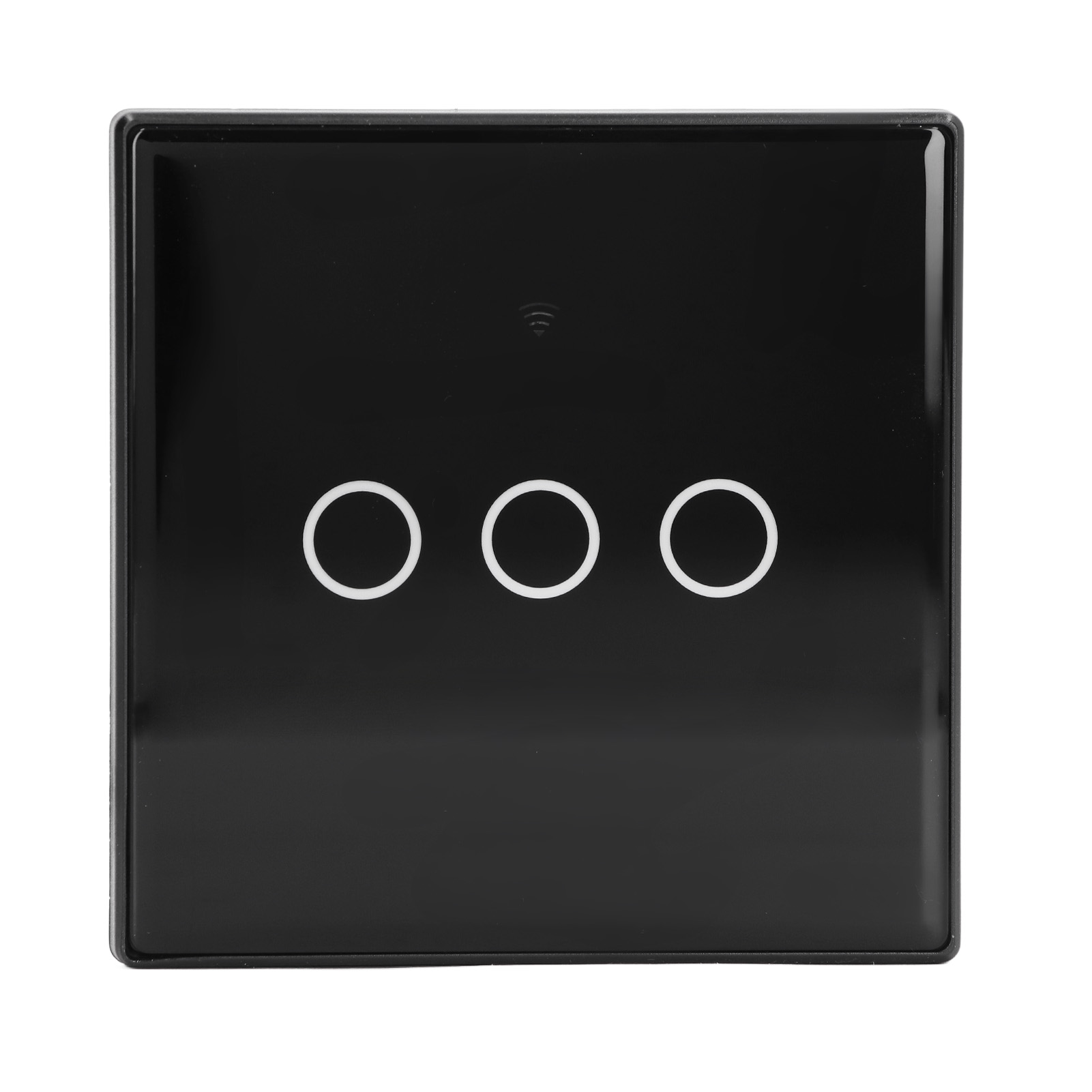 Smart-schalter Mit 2,4 Ghz Wlan, Wandmontiertes Touch-bedienfeld Aus Glas, 3 Tasten, Kompatibel Mit Tuya 100–250 V
