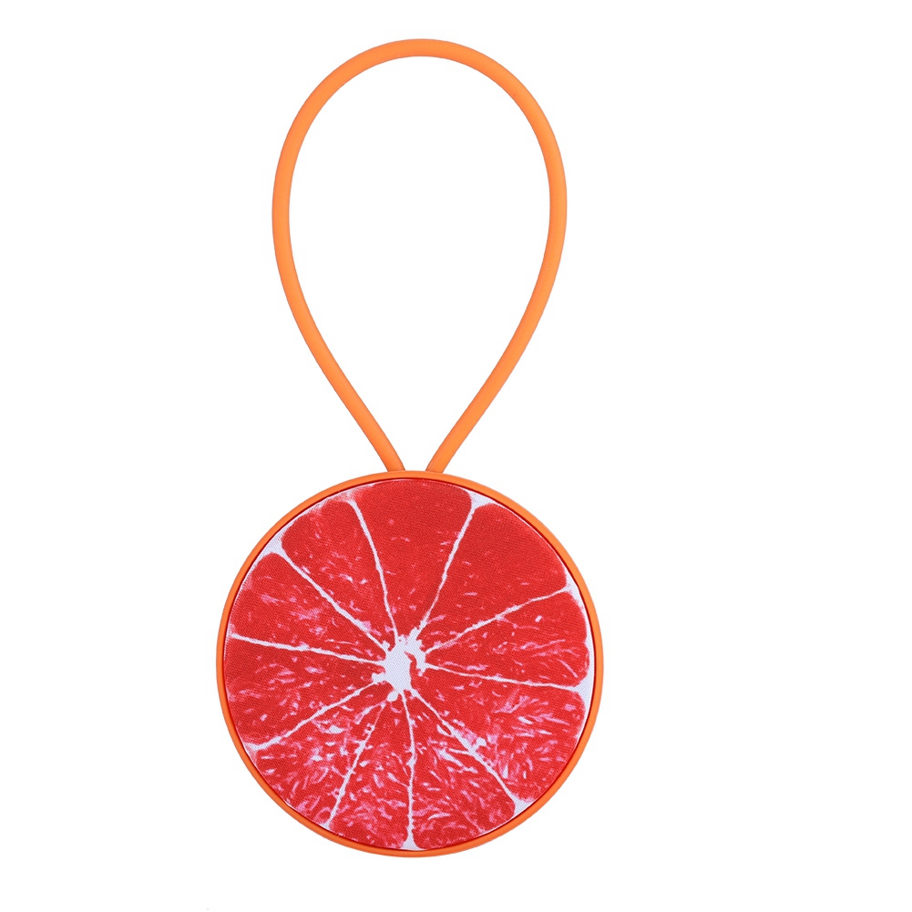 Kleiner, Tragbarer Bluetooth-lautsprecher Für Draußen In Form Einer Frucht, Usb-musikplayer, 3d-stereo, Honig-grapefruit