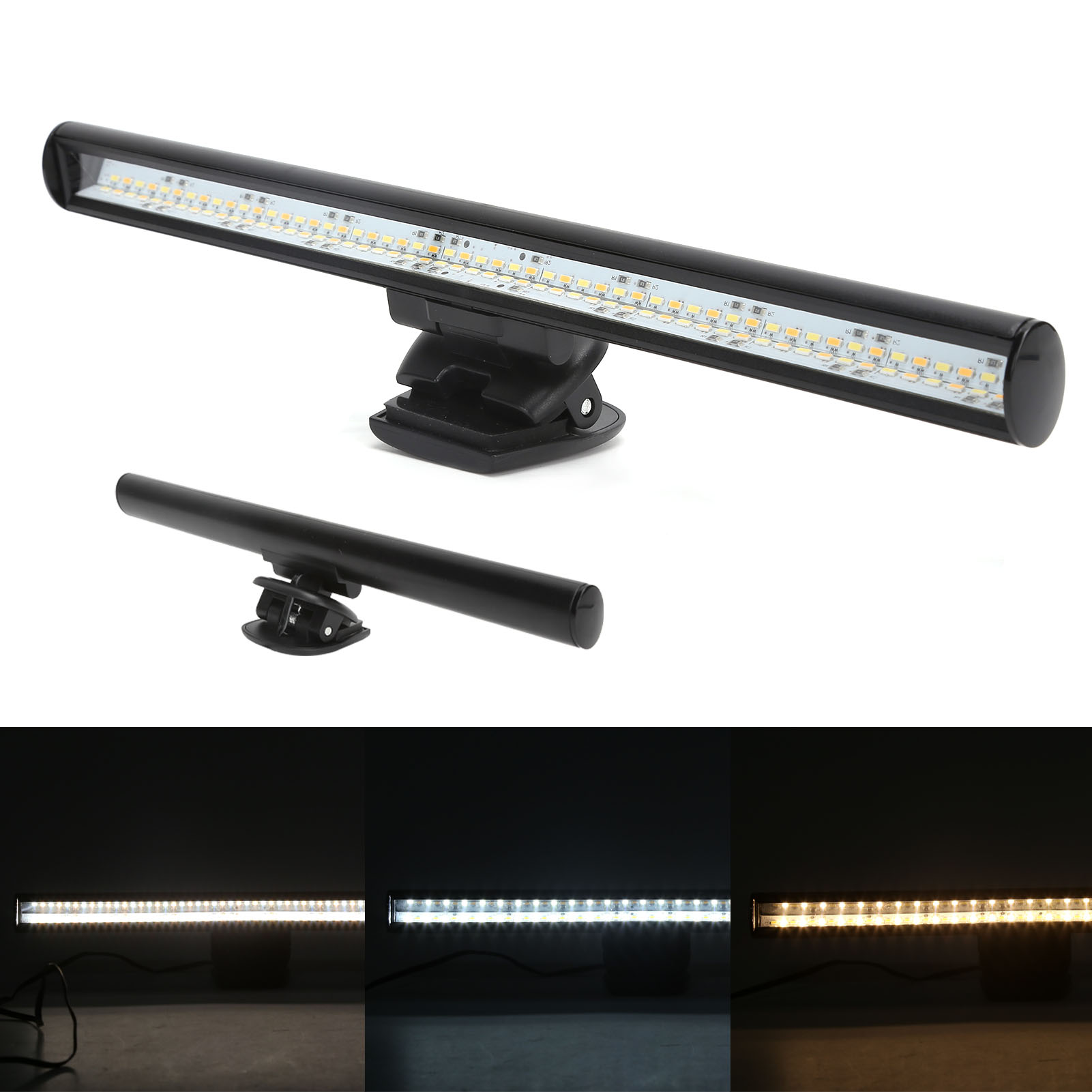 Led-leselampe Für Laptop-bildschirm, Einstellbare Farbtemperatur, Leselampe Für Laptop-bildschirm