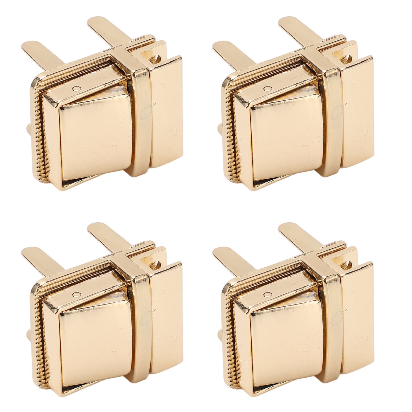 Packung Mit 10 Handtaschenschlössern, 2,3 X 2,8 Cm, Klassisches Design, Austauschbarer Selbstmontage-verschluss Aus Einer Legierung