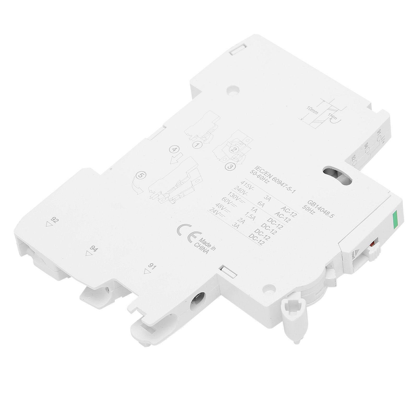 Alarmkontakt Für Leistungsschalter, Kompatibel Mit Schneider Ic65 Ac240v/ac415v/dc130v/dc60v/dc48v/dc24v