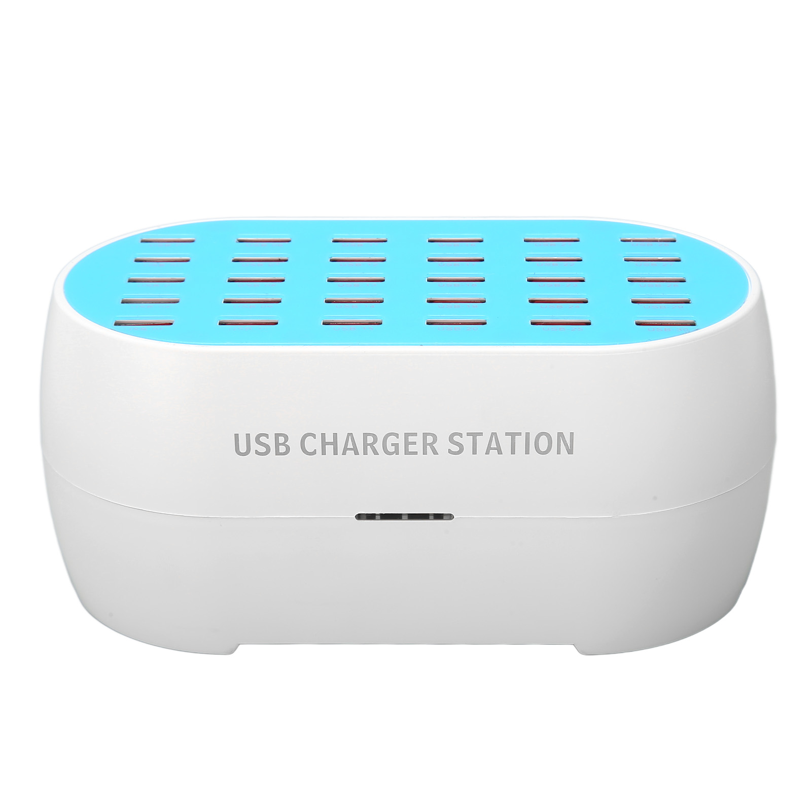 30-port-usb-ladestation Mit Intelligenter Lasterkennung, 160-w-usb-ladegerät Für Mehrere Geräte, Ideal Für Reisen, Meetings, Schulen, Einkaufszentren Und Hotels. Eu-stecker 100–240 V.