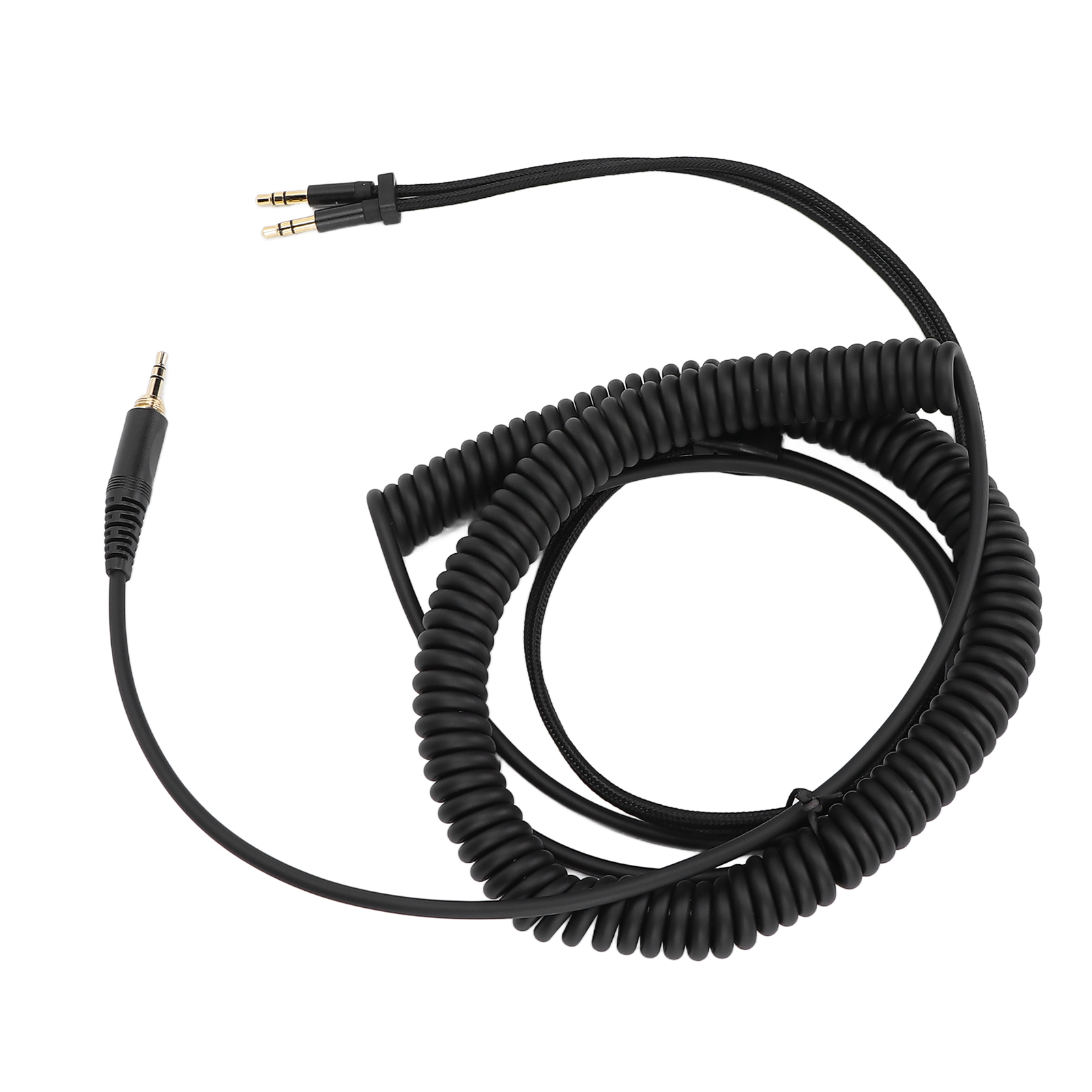 Ersatzkabel Für He1000se/he6se Kopfhörer: 3,5-mm-auf-doppel-3,5-mm-klinkenstecker-adapter Mit 6,35-mm-adapter.