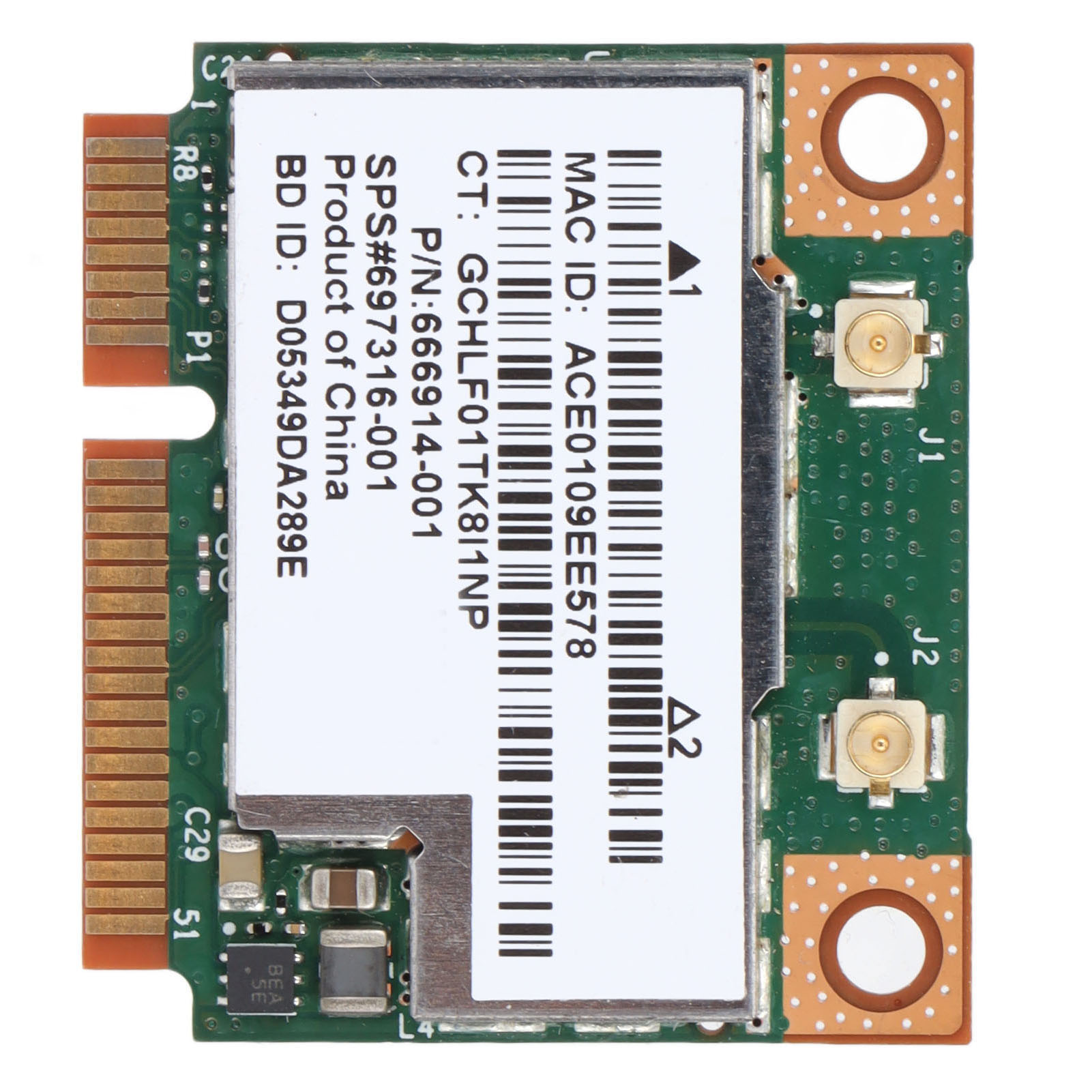 Dualband-300m-semi-mini-pcie-laptop-netzwerkkarte, 2,4 Ghz/5 Ghz Drahtlos, 802.11a/b/g/n-kompatibel