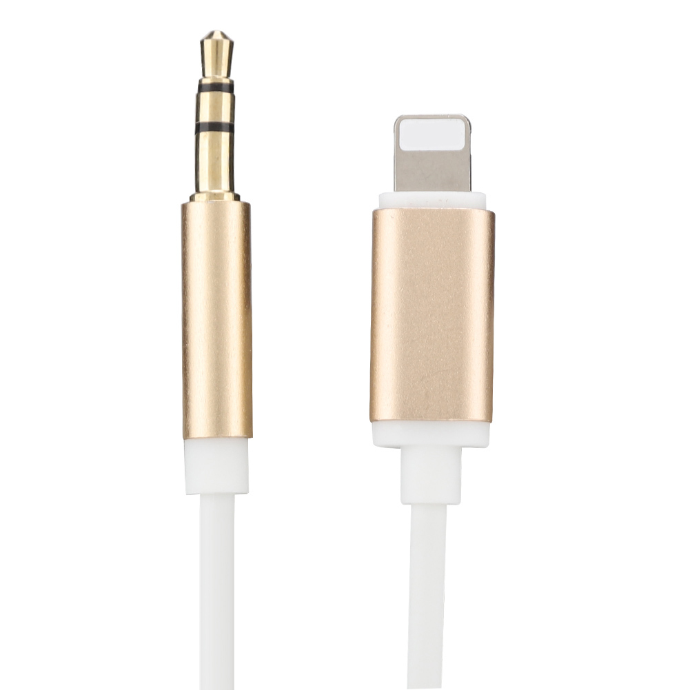 Zusätzliches Datenkabel Mit 3,5-mm-audioanschluss Für Autolautsprecher, Konverter Für Kopfhörer Und Telefon (platinum)