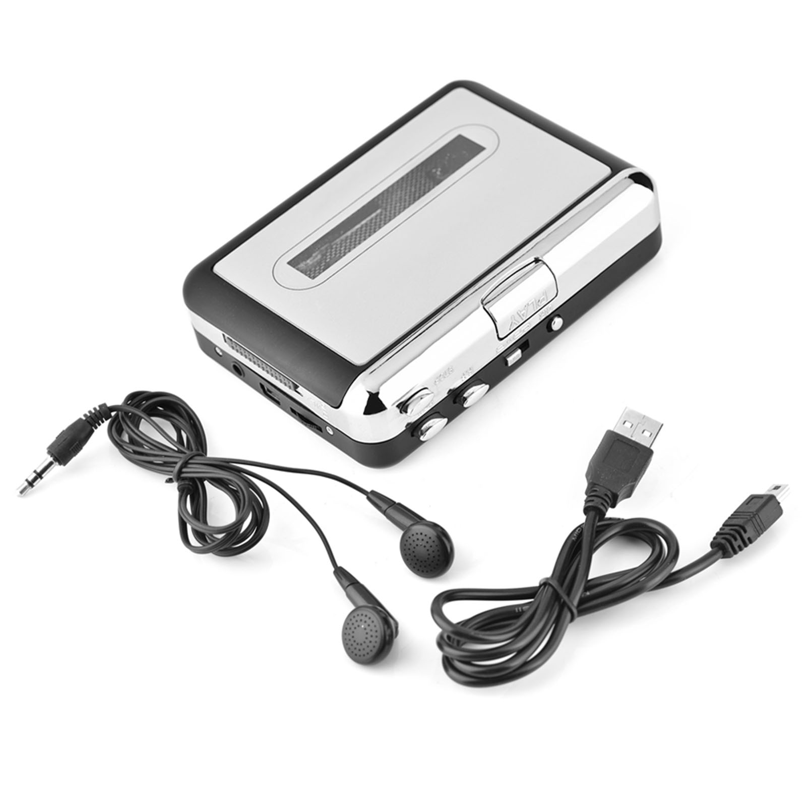Usb-konverter Für Audiokassette Zu Pc Mp3/cd, Musikplayer Mit Kopfhörern.